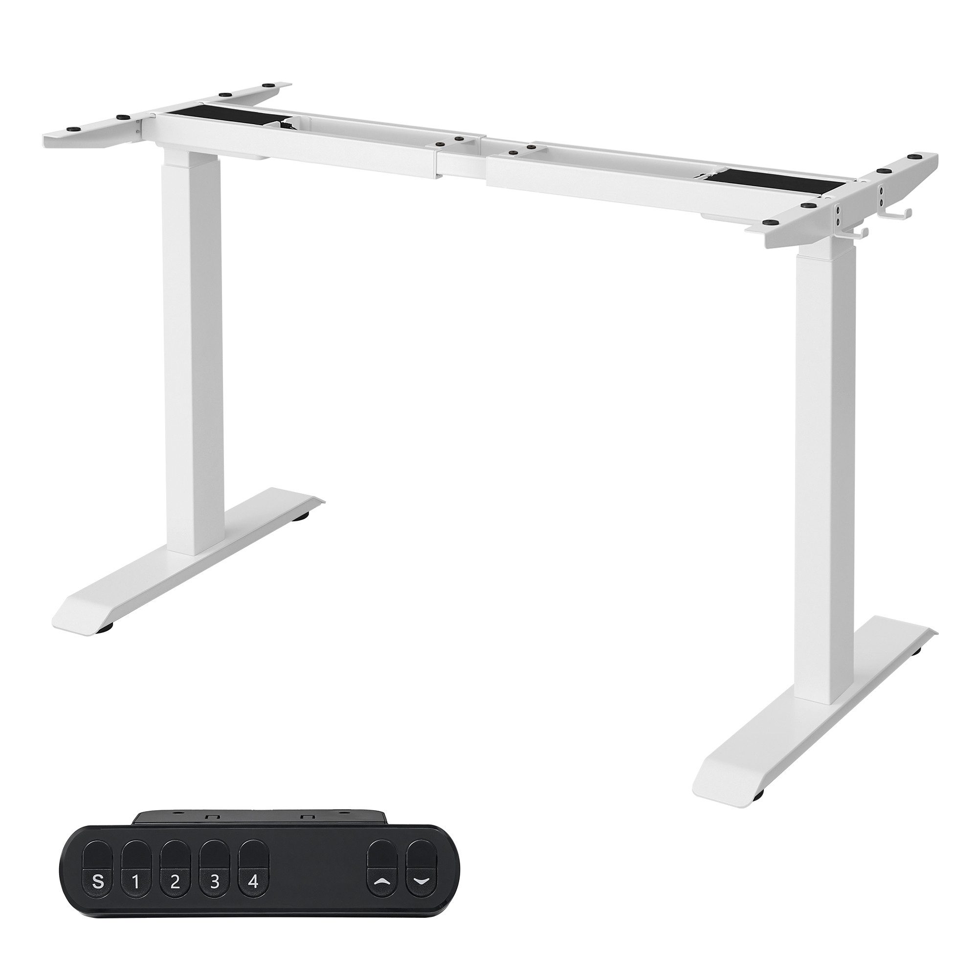 SONGMICS Schreibtisch, Computertisch Tischgestell höhenverstellbar elektris günstig online kaufen