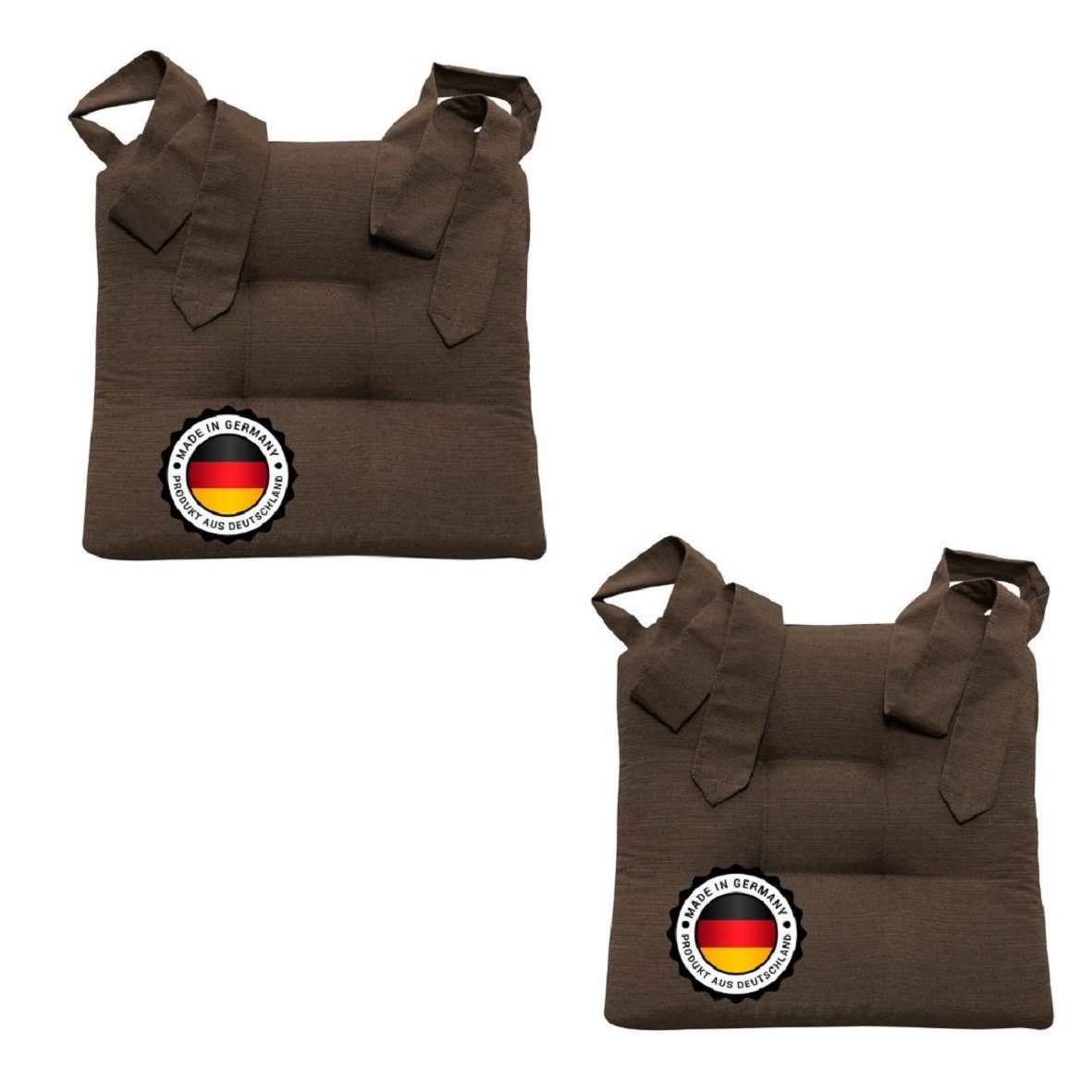 Bonvionn Stuhlkissen Zwei Schleifenband Auflage Polster günstig online kaufen
