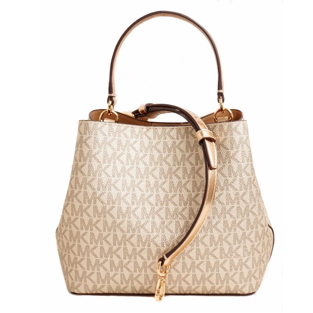 MICHAEL KORS Umhängetasche Pratt Small Schultertasche Pale Gold 35S5G3FM5M
