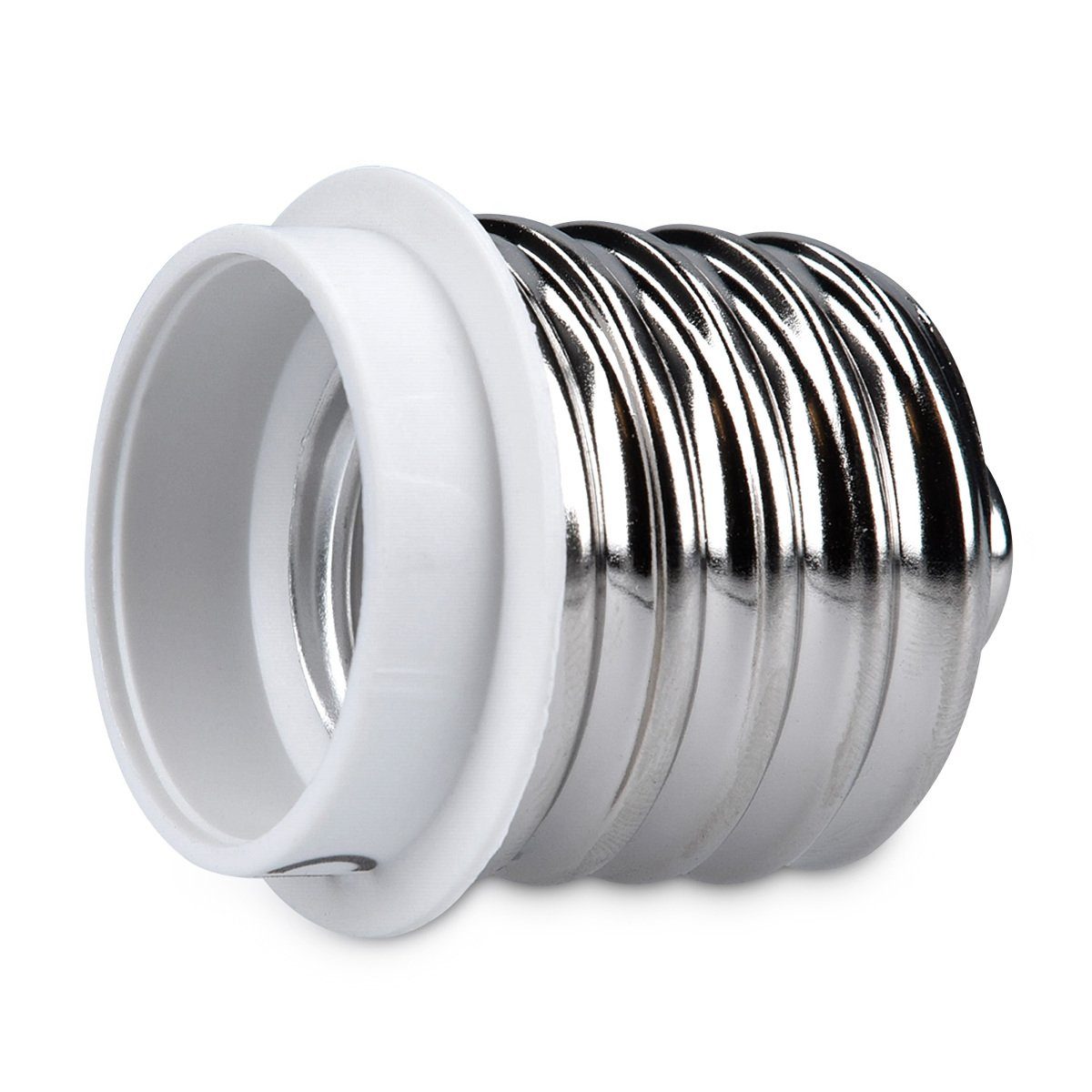 kwmobile Lampenfassung 10x Lampensockel Adapter Konverter - E40 Fassung auf E27 Sockel, (10-St)