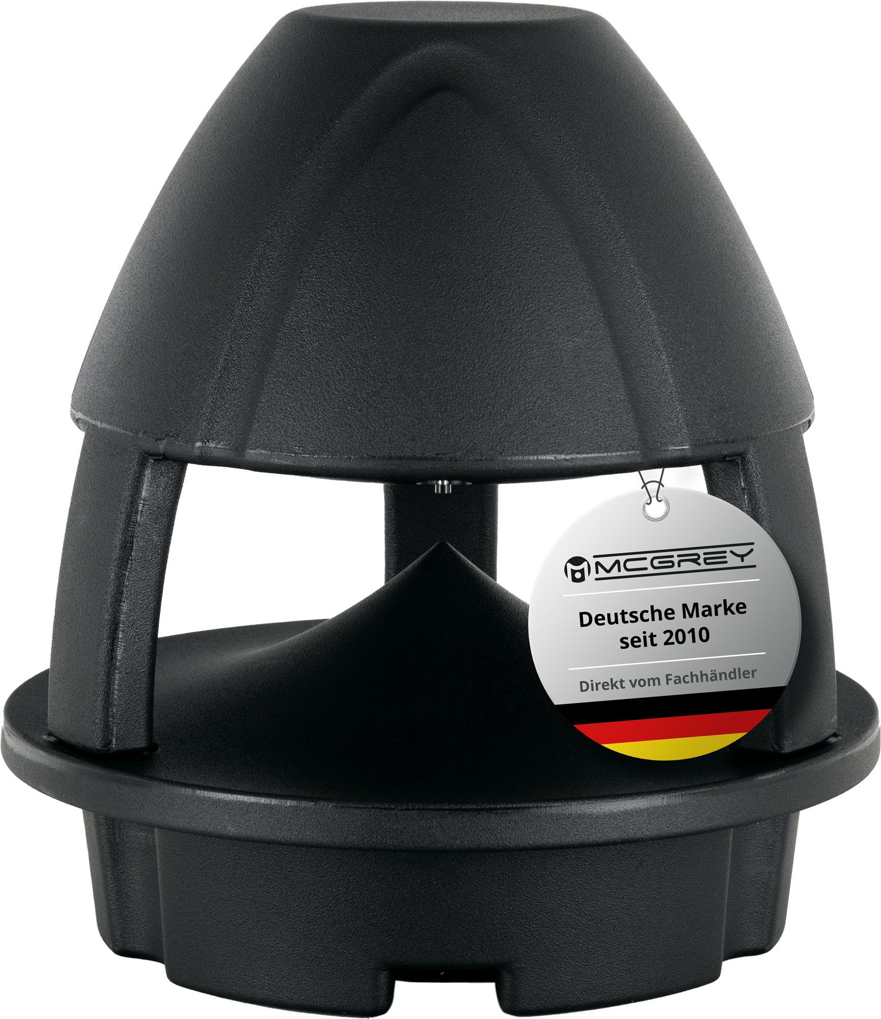 McGrey WPL-660 BT 360° Aktiver 2-Wege Garten-Lautsprecher Außenlautsprecher (Bluetooth, 60 W, Allwetter-Lautsprecher Wasser- und UV-resistent)