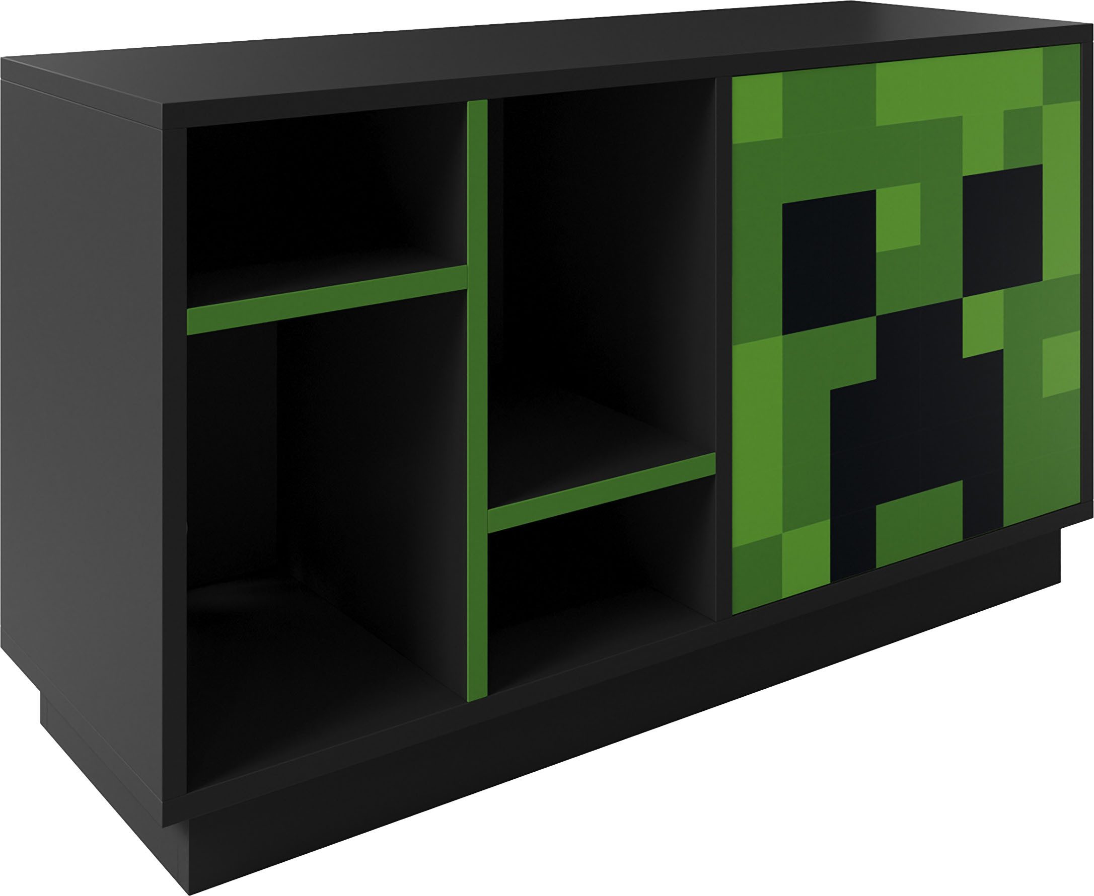 Phoenix Lowboard Minecraft Creeper Lowboard, inkl Beleuchtung