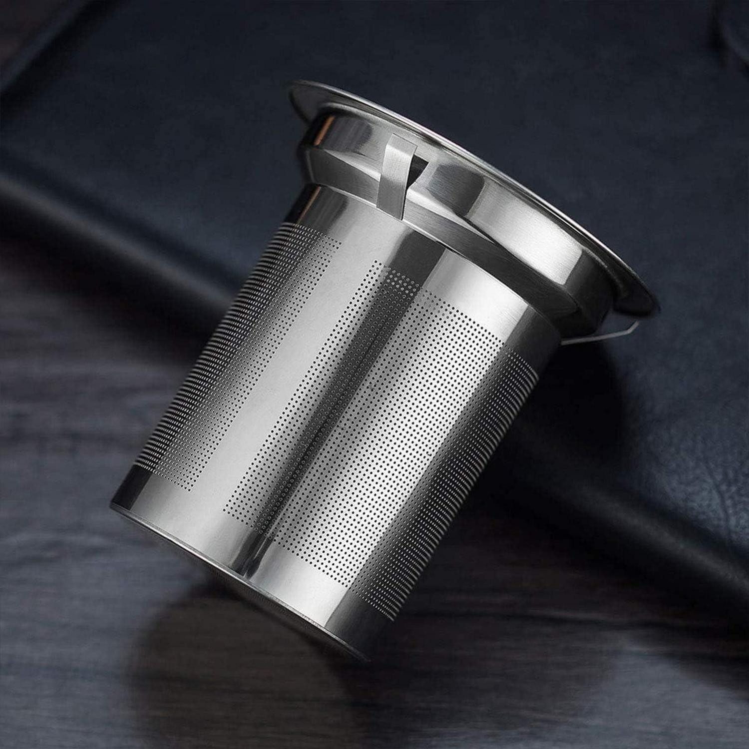 LuxusKollektion Teekanne Teekanne Borosilikatglas Siebeinsatz Transparent Runden-550ML