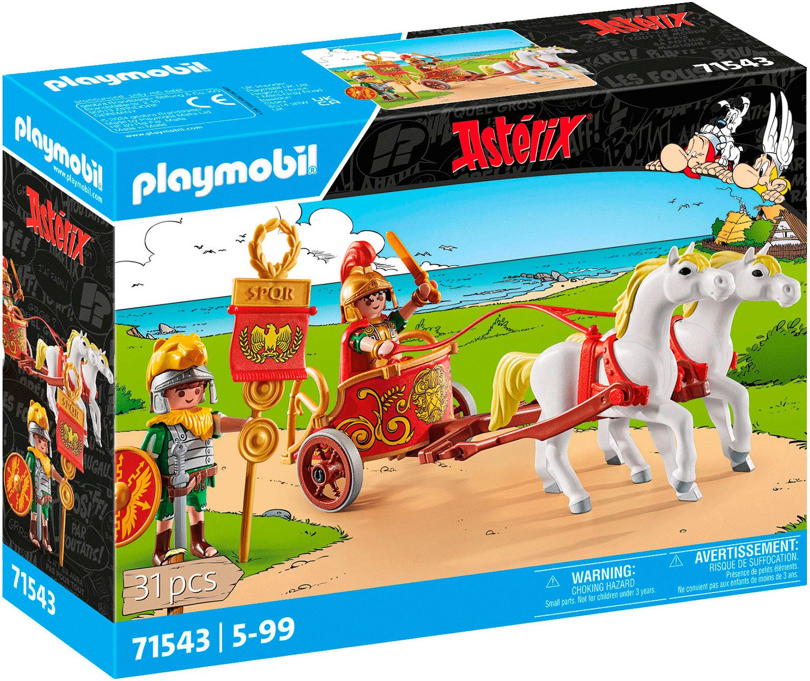 Playmobil® Römischer Streitwagen (71543), Asterix Konstruktions-Spielset, günstig online kaufen