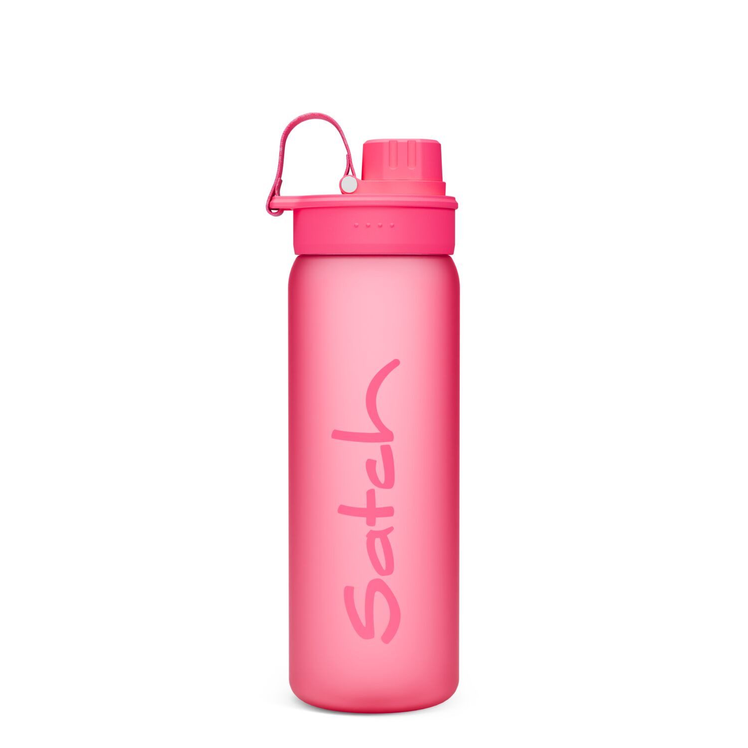 Satch Trinkflasche Sport Trinkflasche Pink, 650 ml, BPA-frei, spülmaschinengeeignet bis 65°C