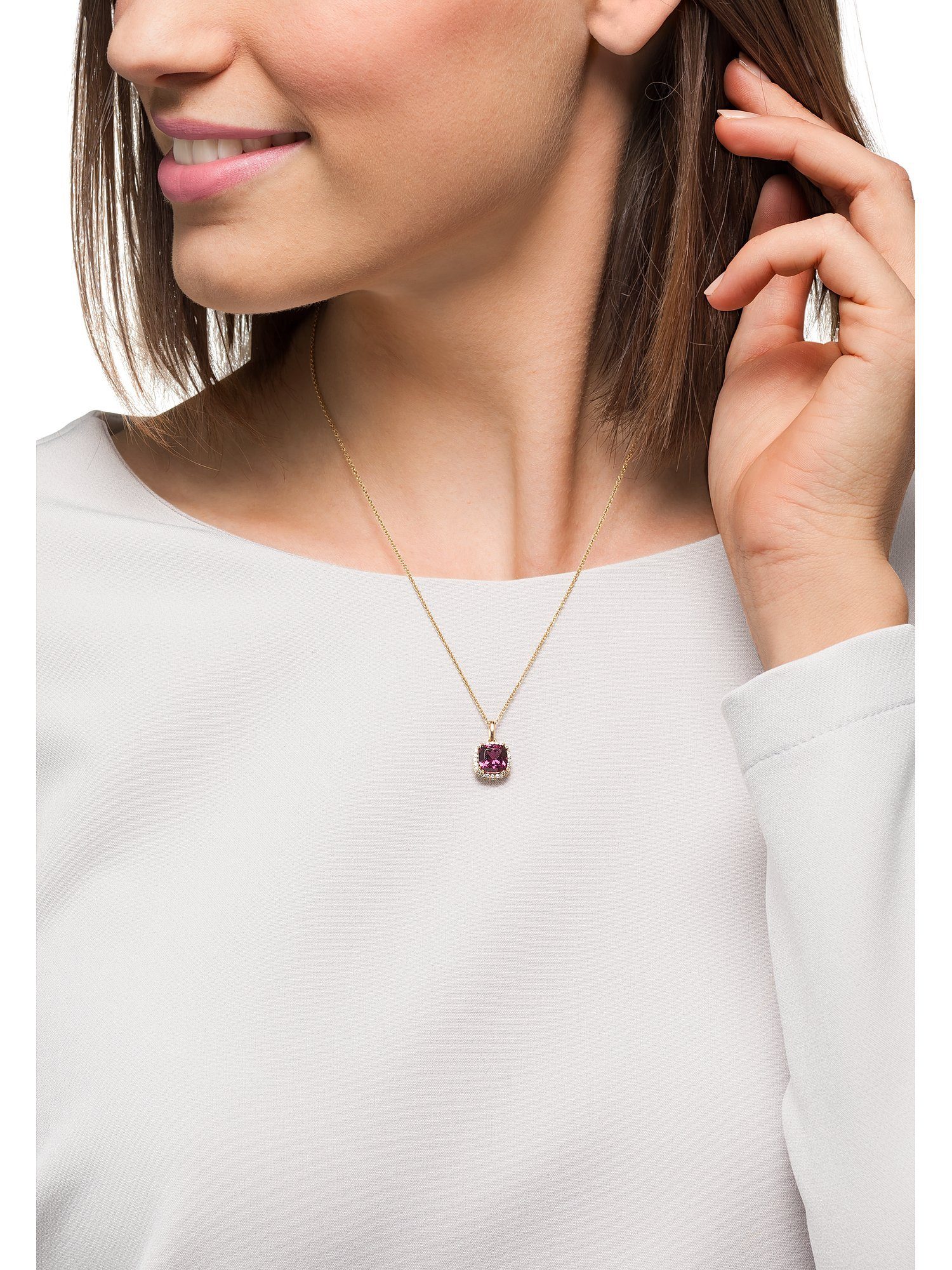 CHRIST Collier CHRIST Damen-Kette 585er ...