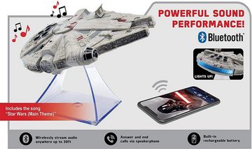 eKids Star Wars Millennium Falcon mit Freisprecheinrichtung Bluetooth-Lautsprecher (Detailreiche Optik und eine hochwertige Verarbeitung)