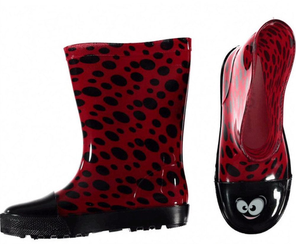 Steinnacher Bärbel Angro Kinder Regenstiefel Marienkäfer Kurzschaft Gummistiefel