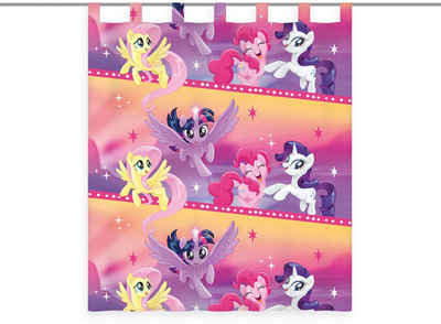 Vorhang My little Pony, My Little Pony, Schlaufen (1 St), transparent, Voile, My little pony Vorhang