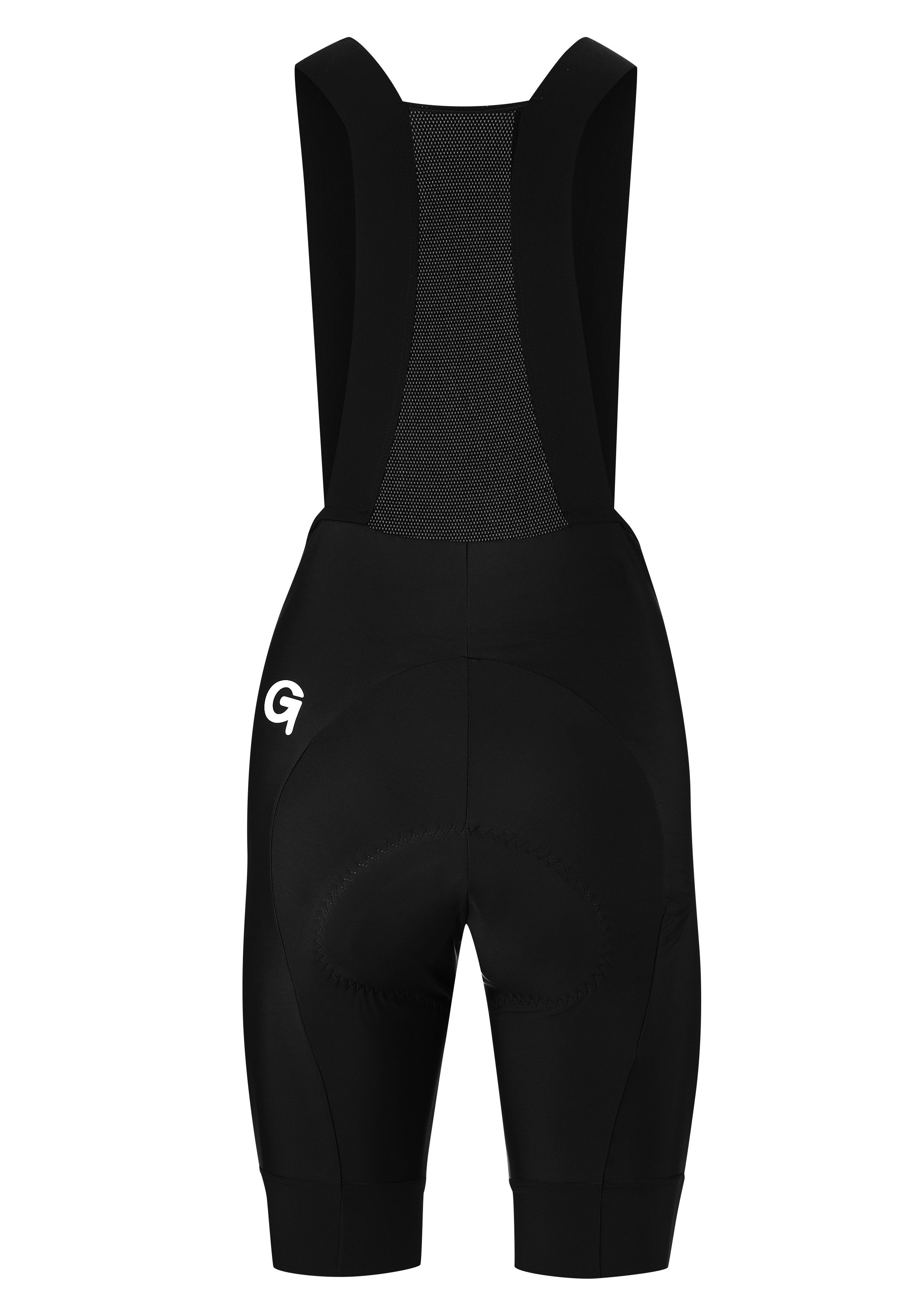 straffen BIB Fahrradhose GO Gonso schwarz dünnem, Rennradhose mit SQlab Sitzpolster W besonders