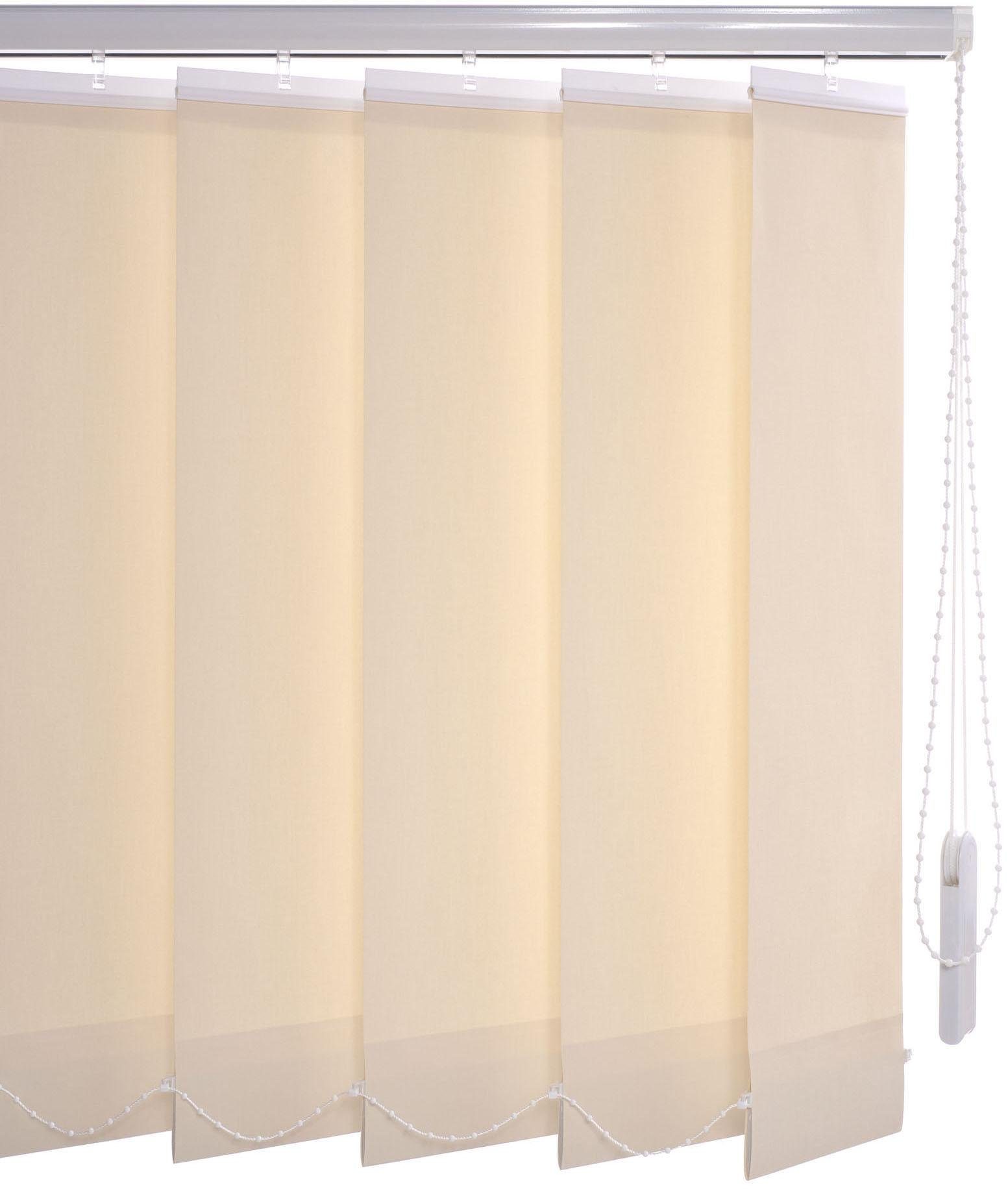 Lamellenvorhang Vertikalanlage 89 mm, Liedeco, mit Bohren sand