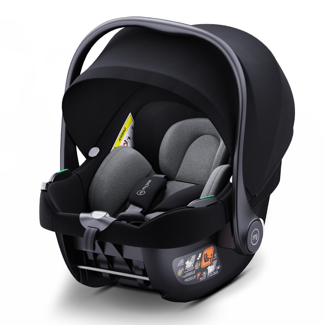 my junior Babyschale my junior® BEAM i-Size Babyschale Black, ab: Geburt, bis: 24 Monate, ab: 45 cm, bis: 87 cm