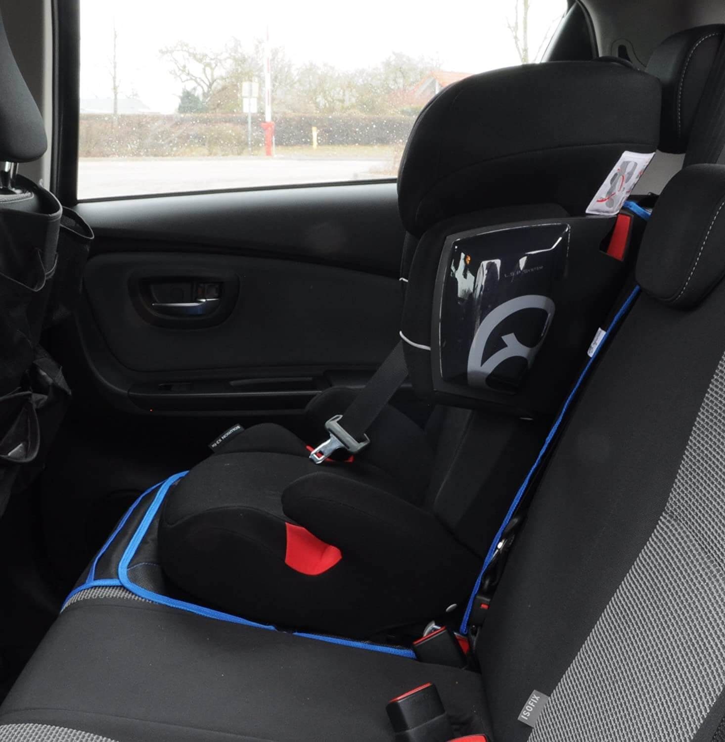 Wumbi säubern Kindersitzunterlage Sitzschutz zu Sitzschoner, Sitzbezug Autokindersitz Wasserabweisend Blau leicht