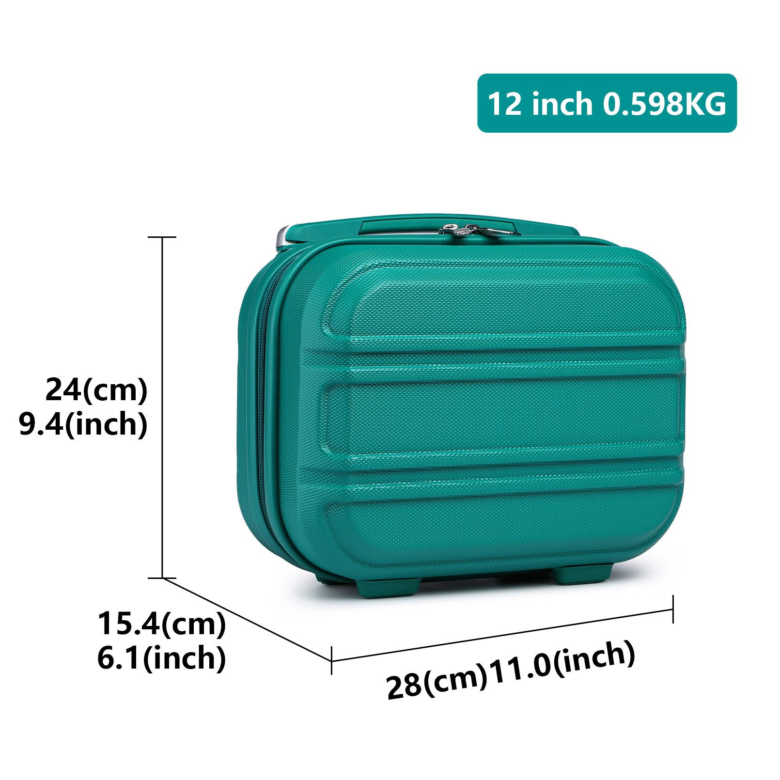 KONO Hartschalen-Trolley mit TSA-Schloss - Reisekoffer günstig online kaufen