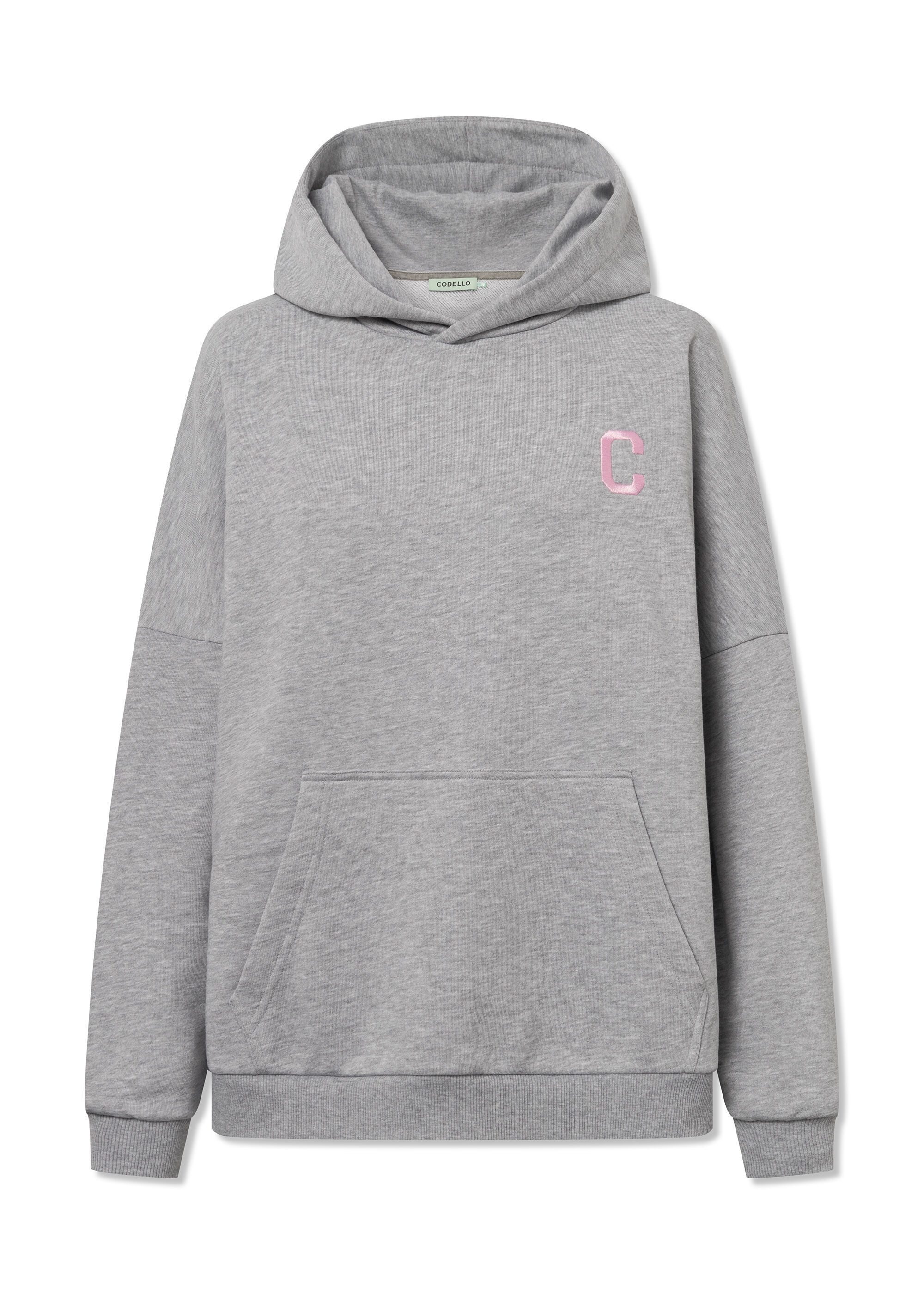 Codello Kapuzenpullover mit HAPPY-HEART-Statement Druck