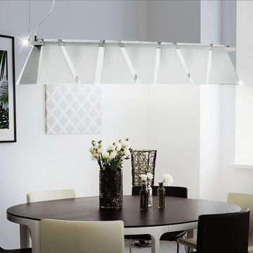 etc-shop Hängeleuchte, Leuchtmittel nicht inklusive, Hängeleuchte Esstischlampe Pendellampe Glas Wohnzimmerleuchte H 110 cm