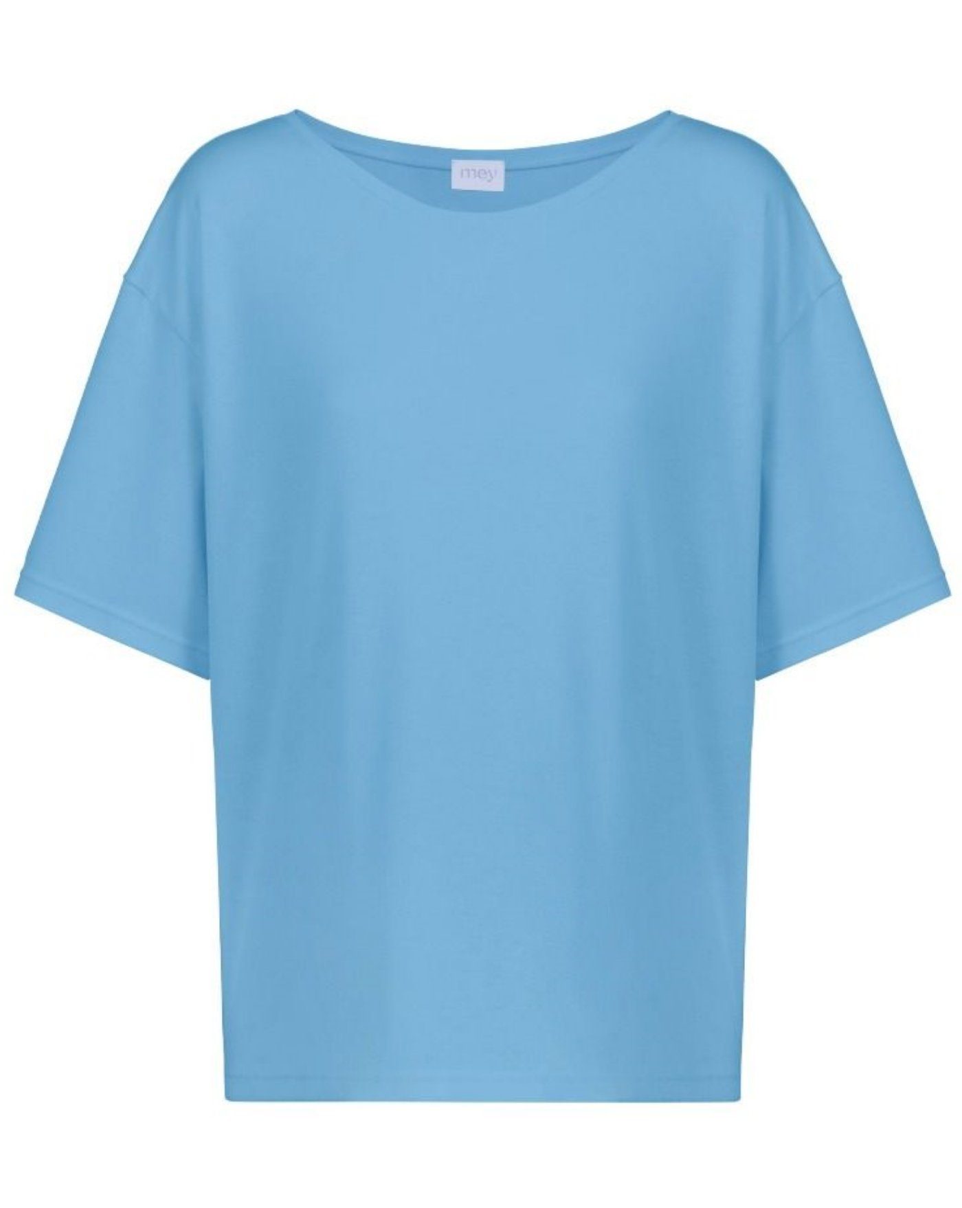 Mey Pyjamaoberteil mynight Serie Anjella kurzarm Shirt summerblue Lounge- & Pyjama