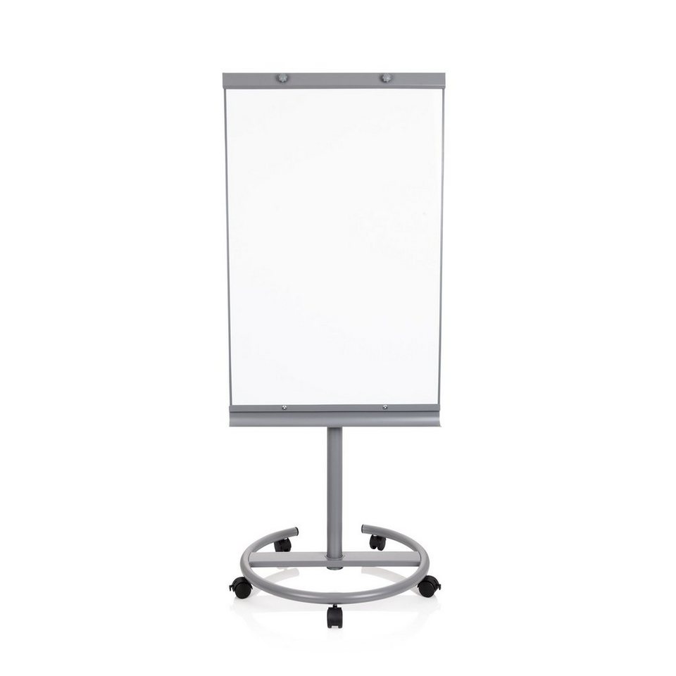 hjh OFFICE Magnettafel Whiteboard MULTIBOARD Stahl, 2-in-1 Flipchart und  Whiteboard