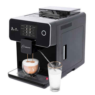 Acopino Kaffeevollautomat Acopino Cremona Kaffeevollautomat mit Milchsystem One Touch, One Touch Bedienung, großes 5-Zoll LCD-Display, leichte Reinigung