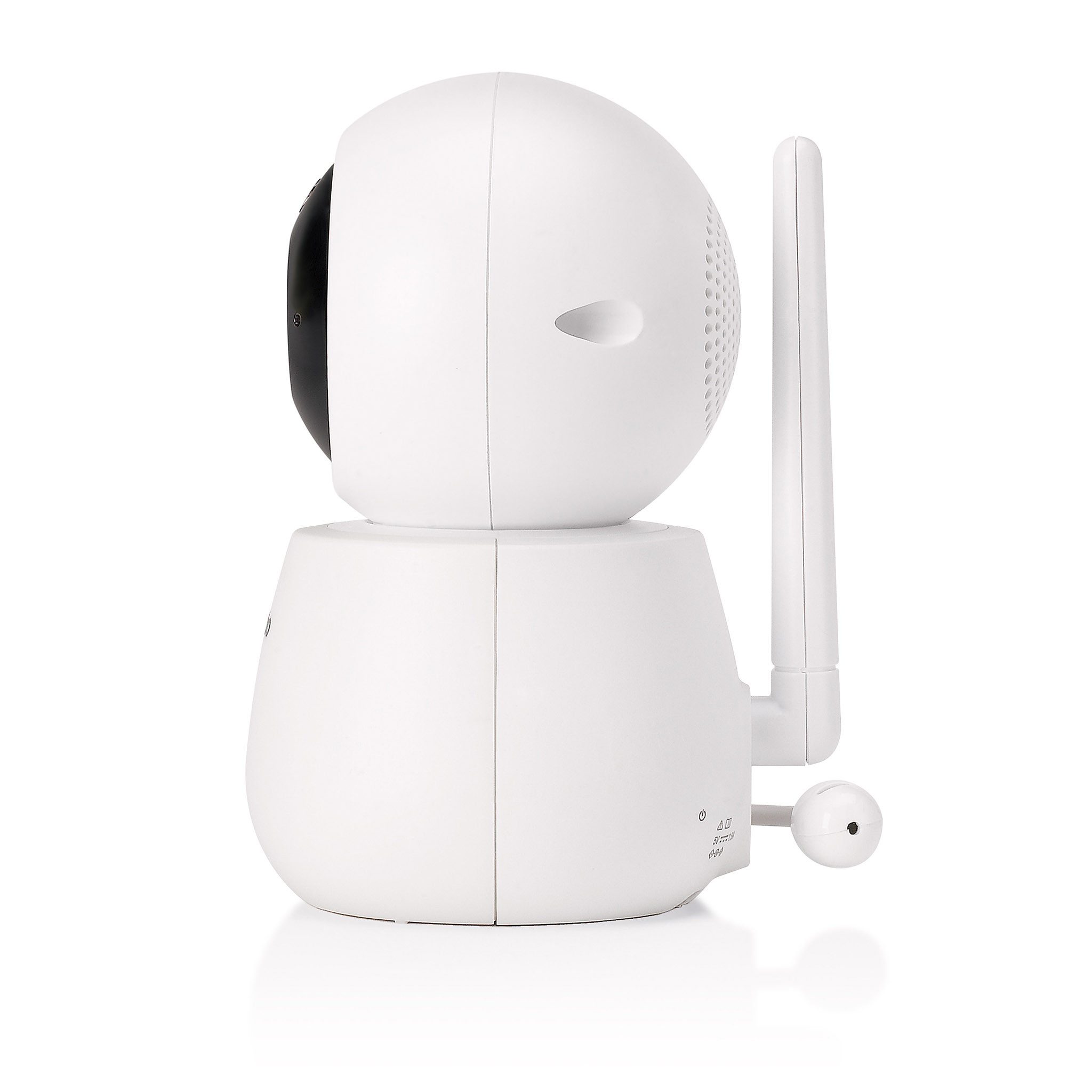 Alecto Video-Babyphone DVM2050C, 1-tlg., HD-Zusatzkamera f. DVM2050, Schwenken/Neigen, Gegensprechen, Lieder
