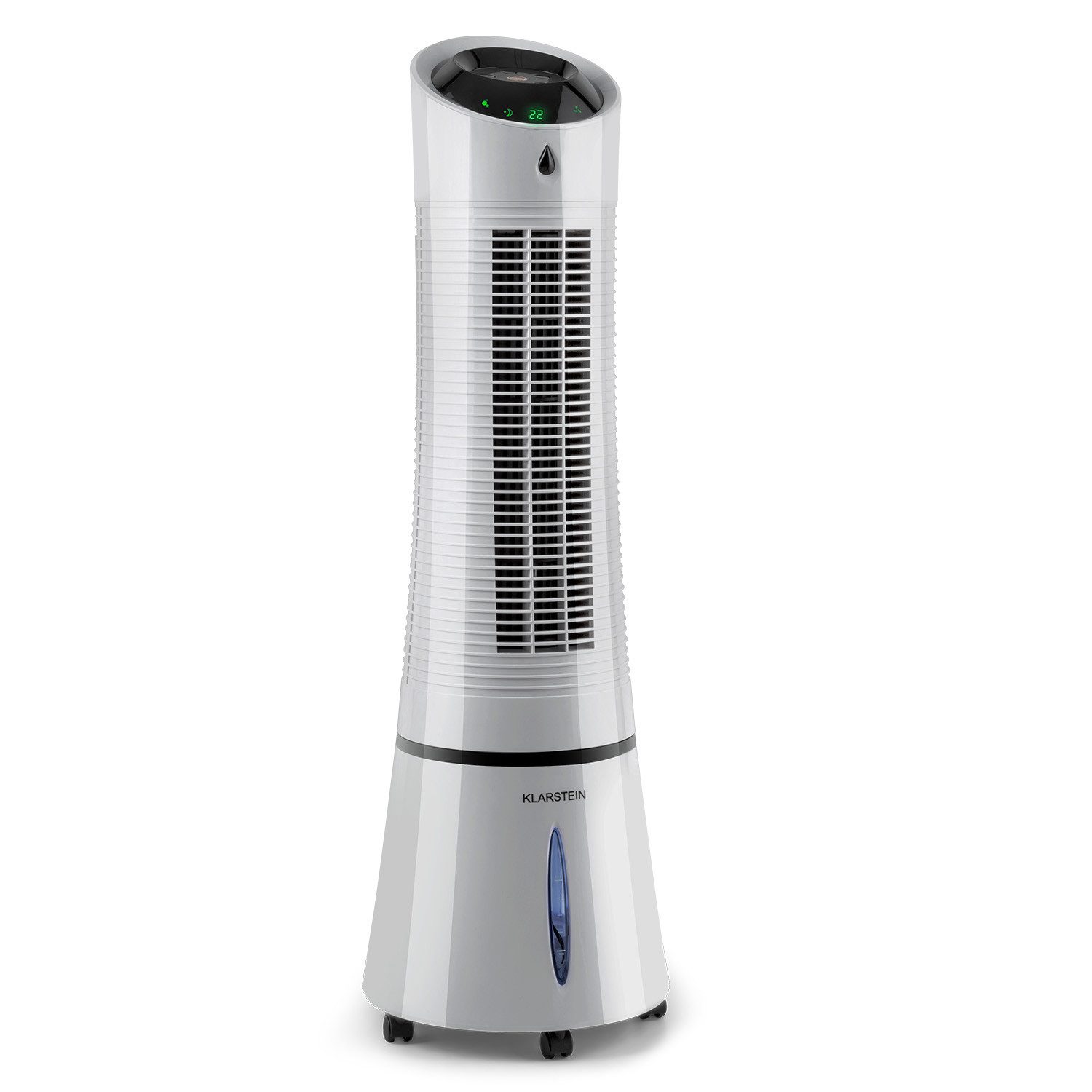 Klarstein Ventilatorkombigerät Skyscraper Ice 6 L 210 m3/h Luftkühler Grau, günstig online kaufen