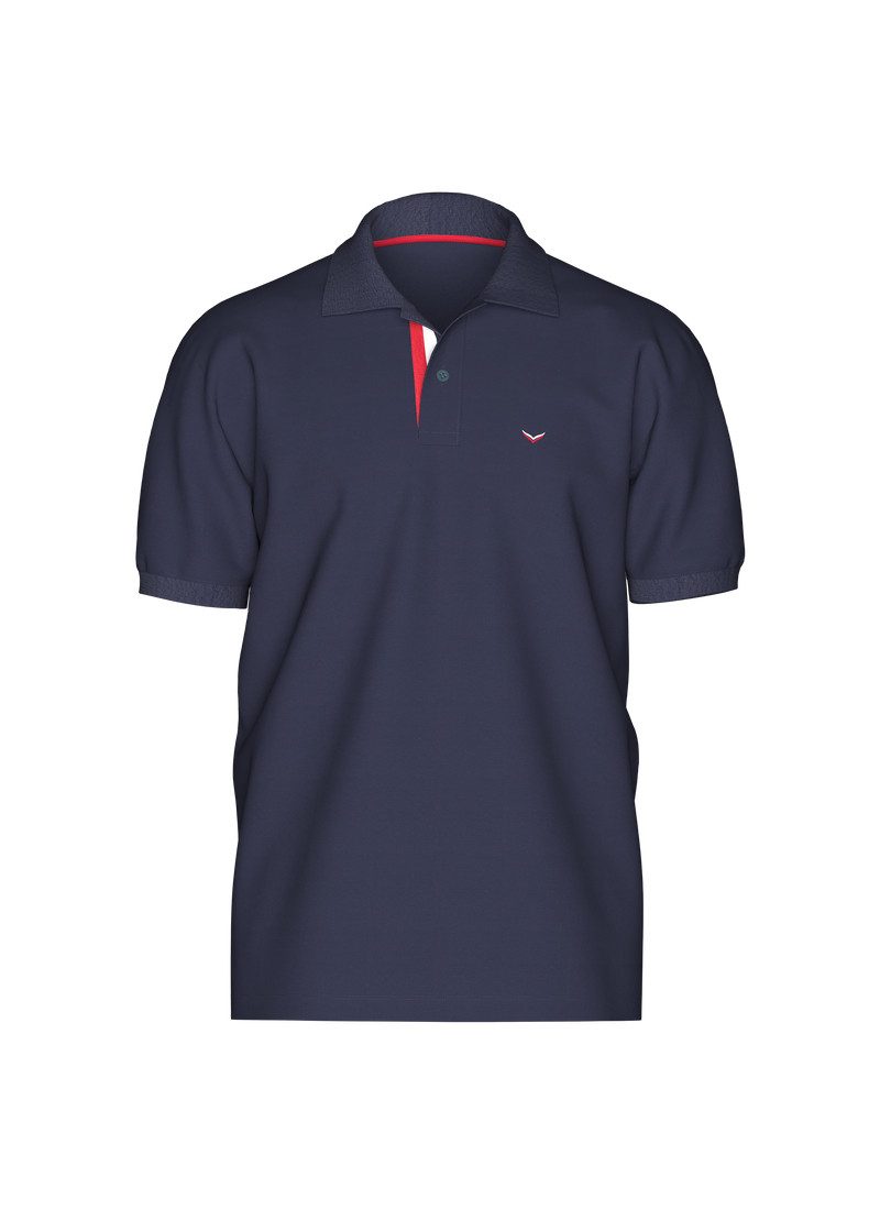 Trigema Poloshirt TRIGEMA Poloshirt mit dreifarbiger günstig online kaufen