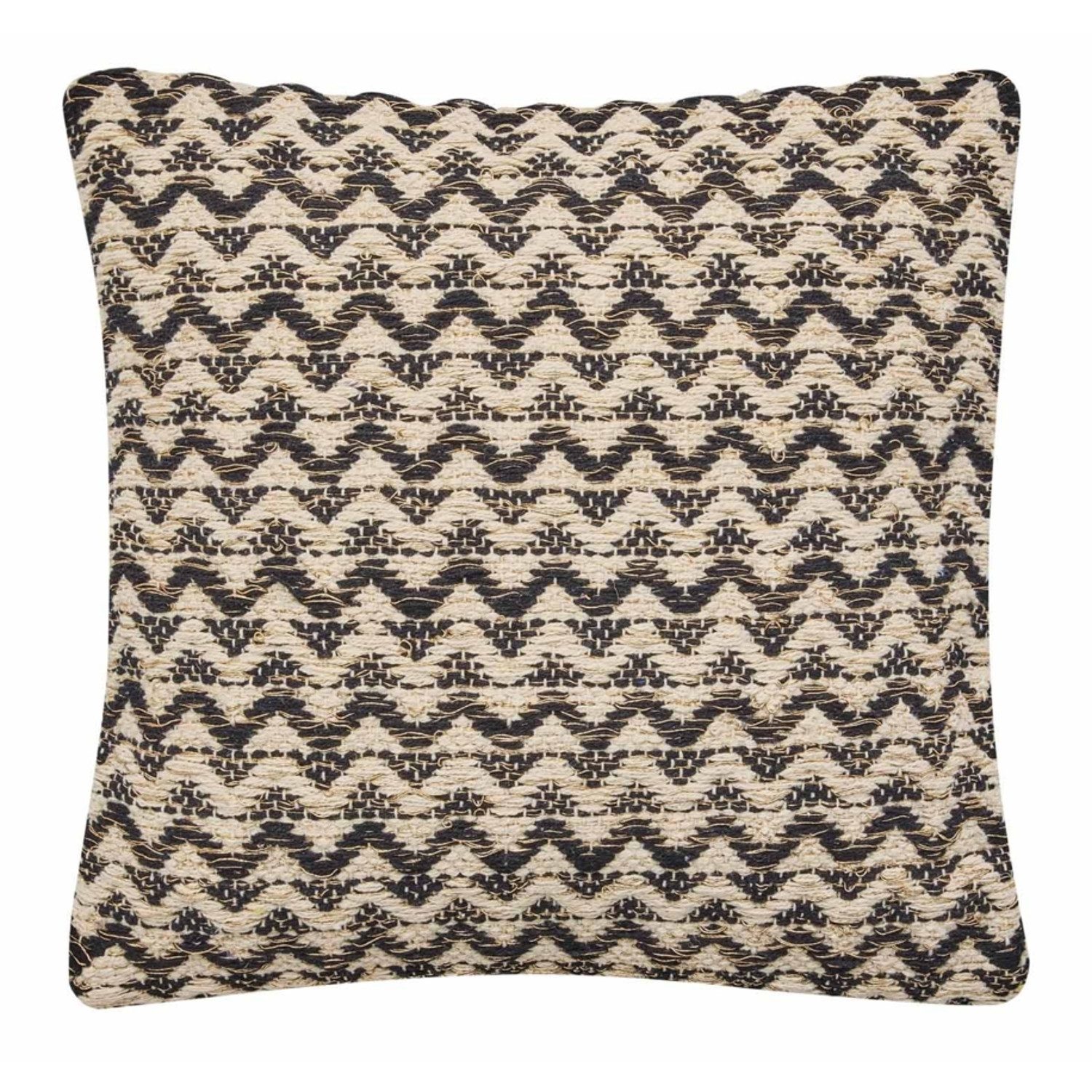 Macosa Home Dekokissen Kissen Beige Schwarz 30 x 50 cm od. 40 x 40 cm, inkl. Füllung Sofakissen modern Dekokissen Zierkissen