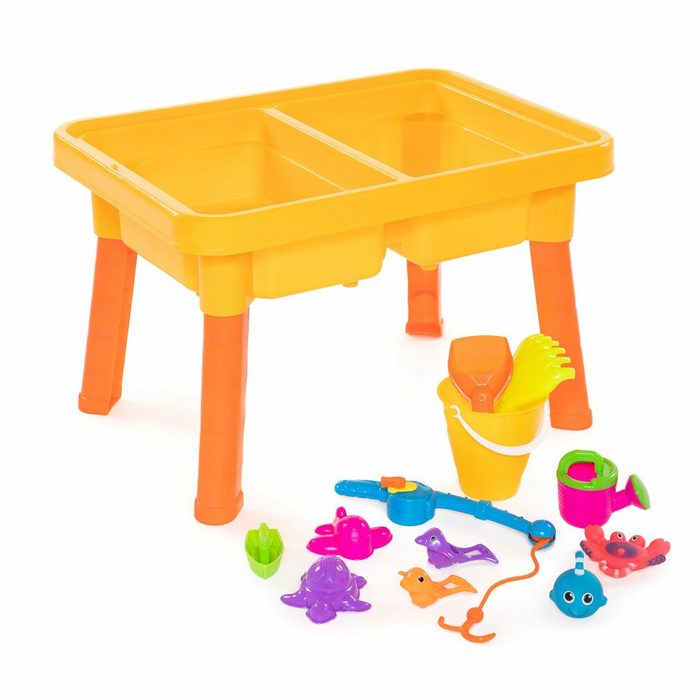 US Divers Spielzeug-Gartenset Sand- und Wassertisch mit Zubehör