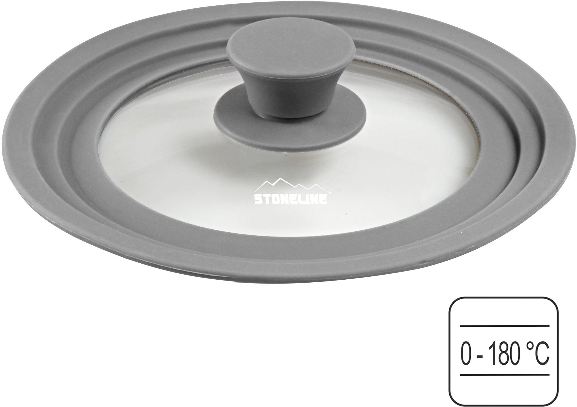 STONELINE Deckel STONELINE®, (Set, 2-tlg), für 6 verschiedene Durchmesser