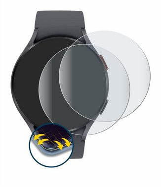 BROTECT Full-Screen Schutzfolie für Samsung Galaxy Watch 5 (44mm), Displayschutzfolie, 2 Stück, 3D Curved matt entspiegelt Full-Screen Anti-Reflex