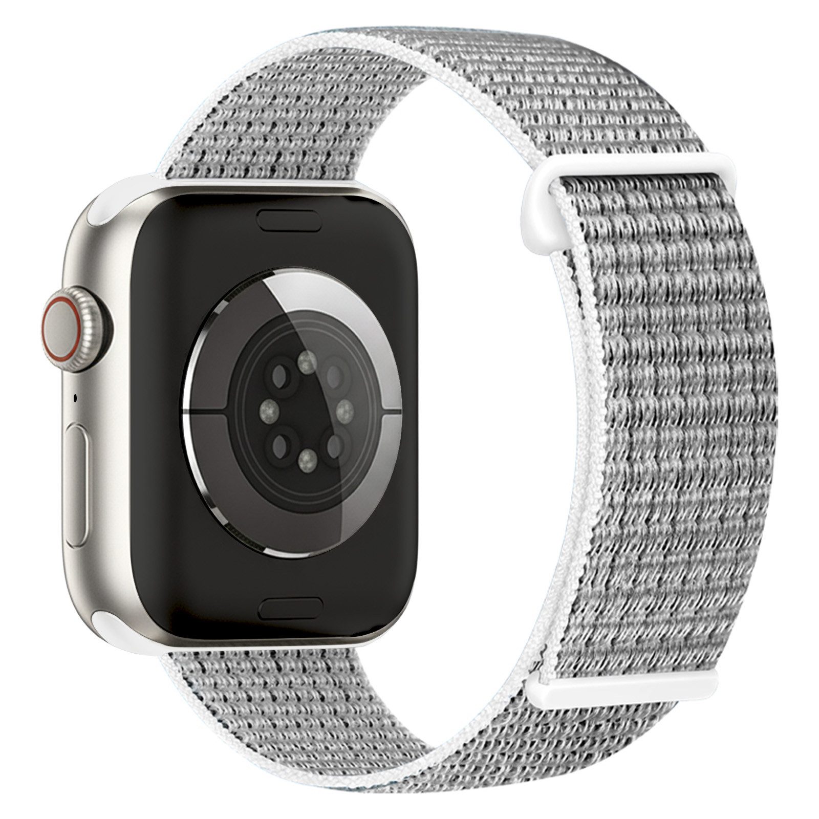 Tec-Expert Smartwatch-Armband für Apple Watch Series 4 40 mm Armband Ersatz Wechsel Band, Nylon Textil mit Klettverschluss, stufenlos Verstellbar, atmungsaktiv