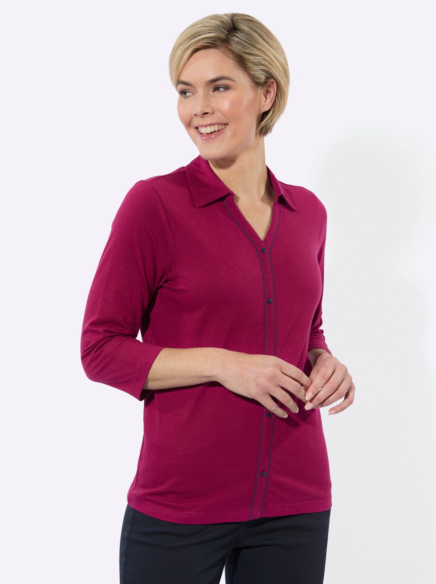 T-Shirt Poloshirt 3/4-Arm