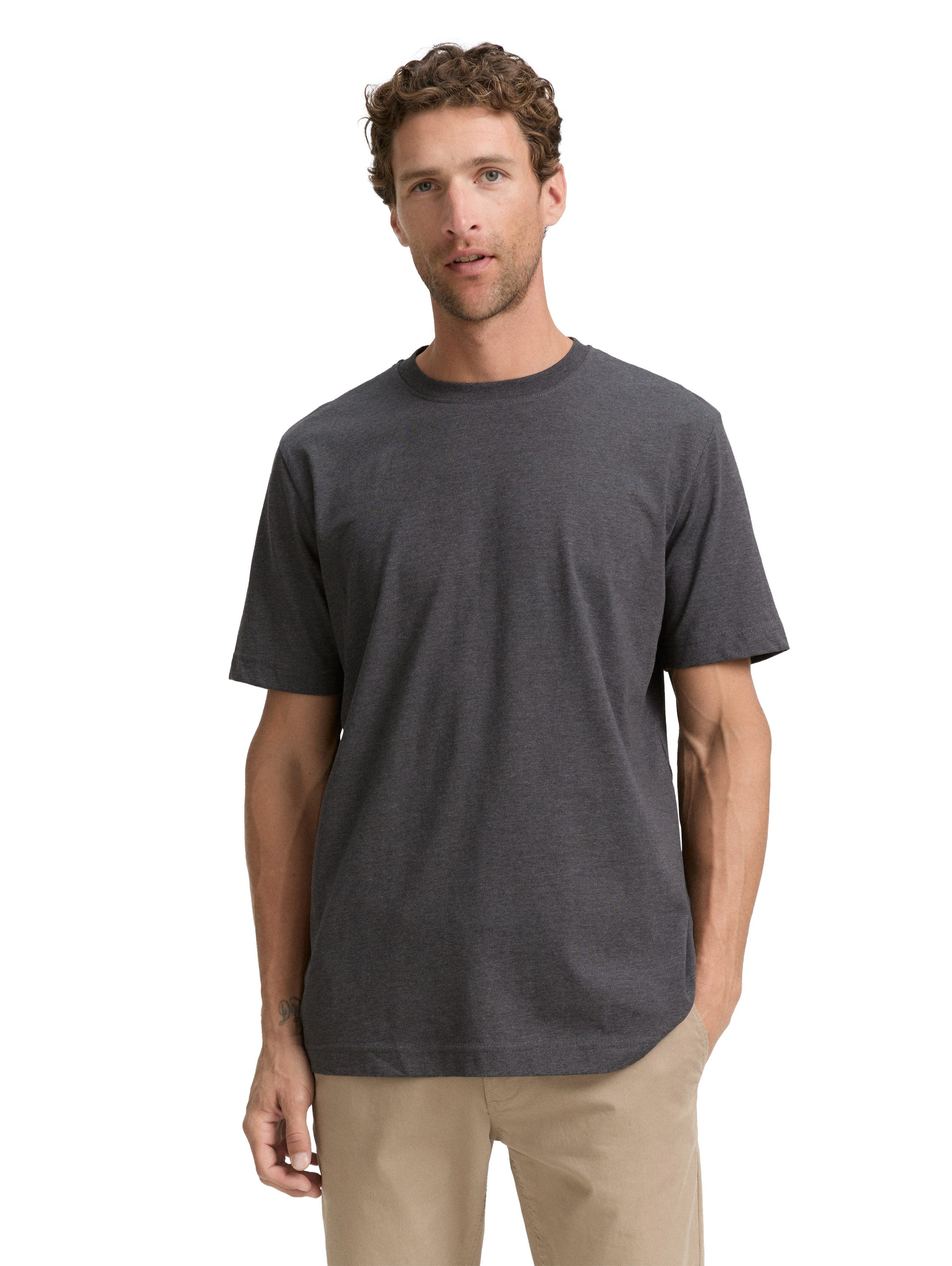 TOM TAILOR T-Shirt (Packung, 2-tlg) mit Logo Print günstig online kaufen