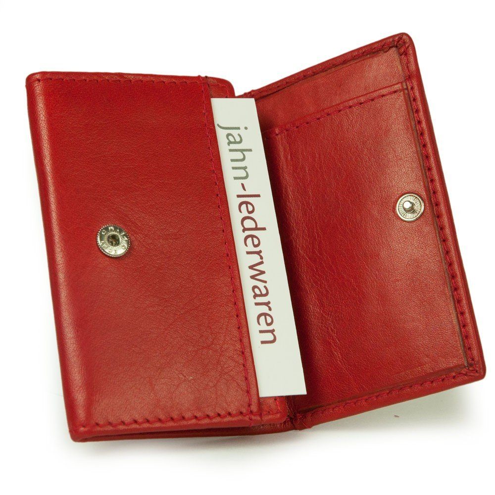 BRANCO Rot, Branco Geldbörse Geldbörse Mini 105 Mini-Portemonnaie Leder, / Kleine aus