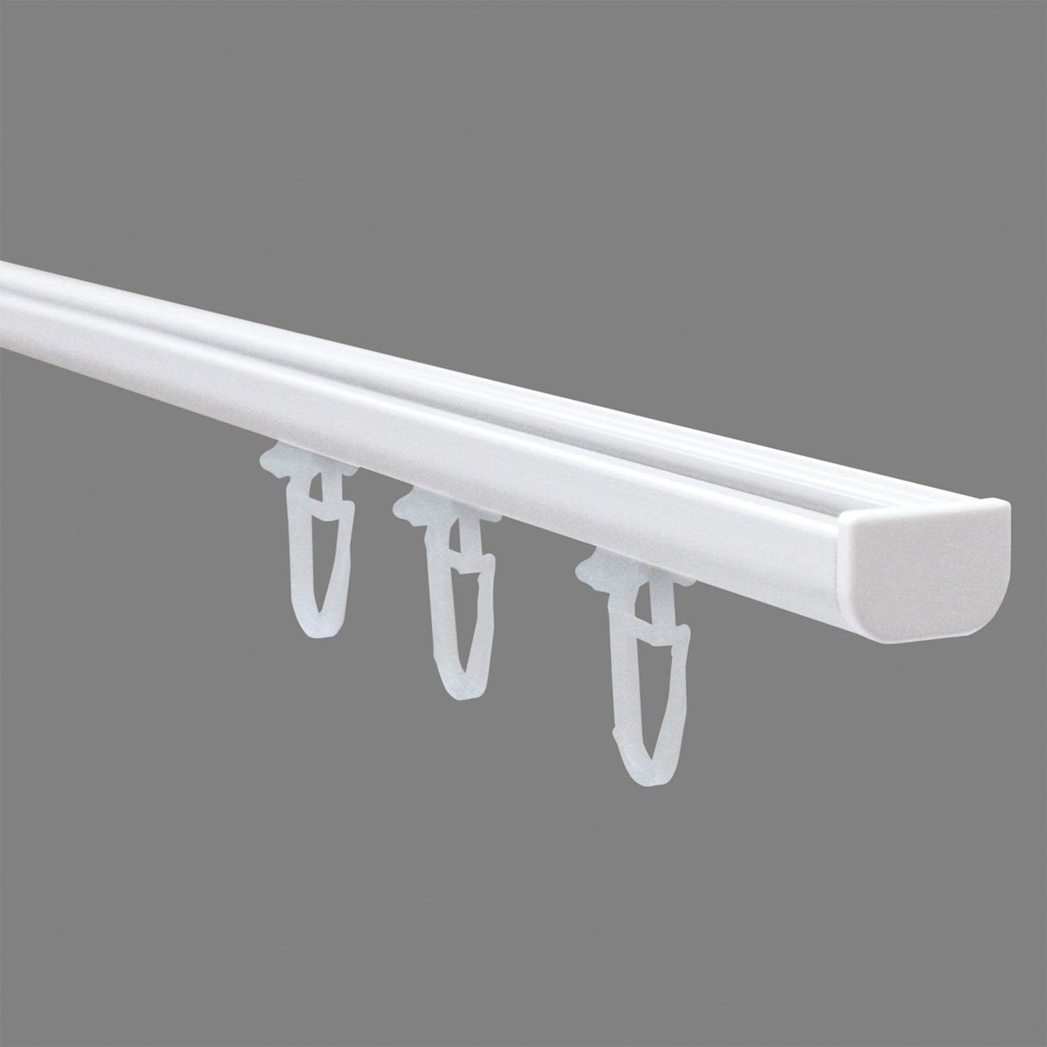 Good Life Vorhangschiene Avana, 1-läufig, Fixmaß, verschraubt, Aluminium, K günstig online kaufen