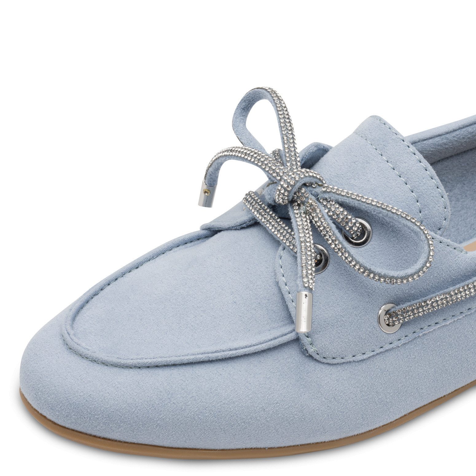 MARCO TOZZI Slipper, Blockabsatz, Schupfschuh, Bootschuh in veganer Verarbeitung