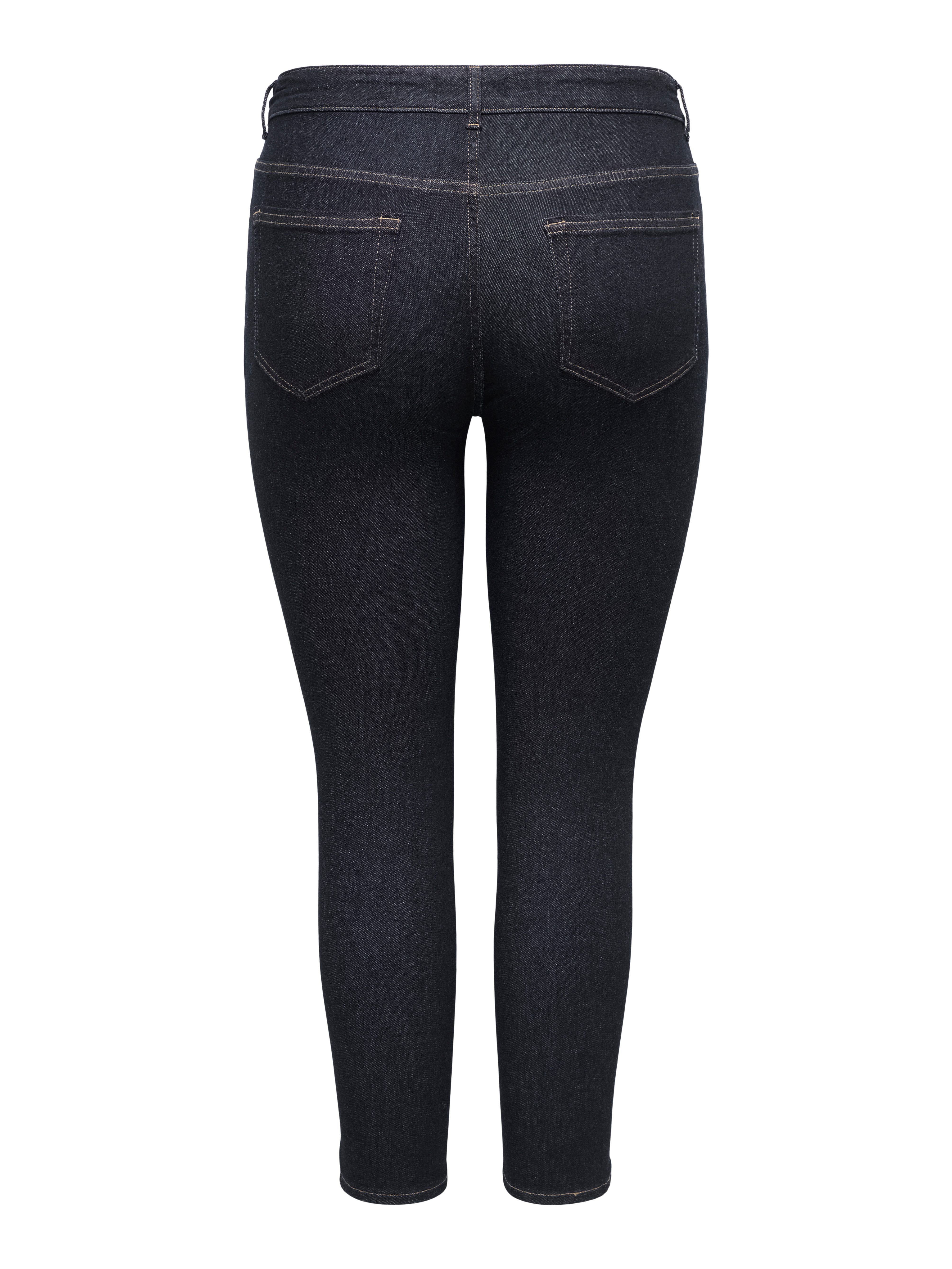 ONLY CARMAKOMA Skinny-fit-Jeans CARWILLY REG SKINNY ANK DNM BOX NOOS Baumwollmischung, Regular Waist