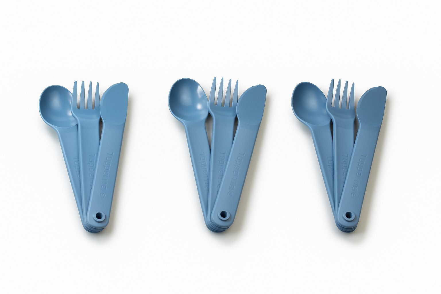 TUPPERWARE Besteck-Set Besteck SET blau (3)