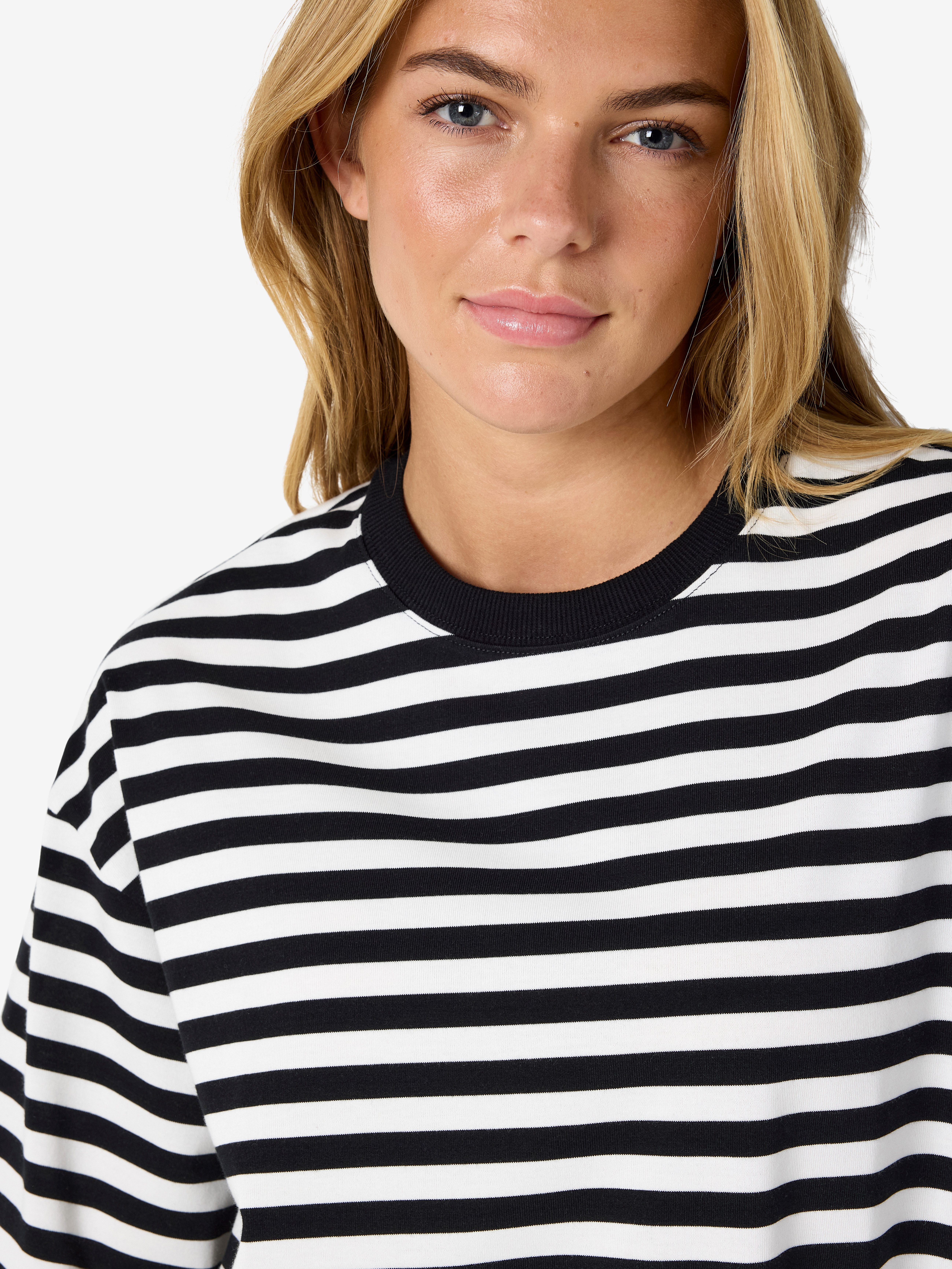 Noisy may Sweatshirt NMEMBER 2/4 STRIPE SWEAT BOX