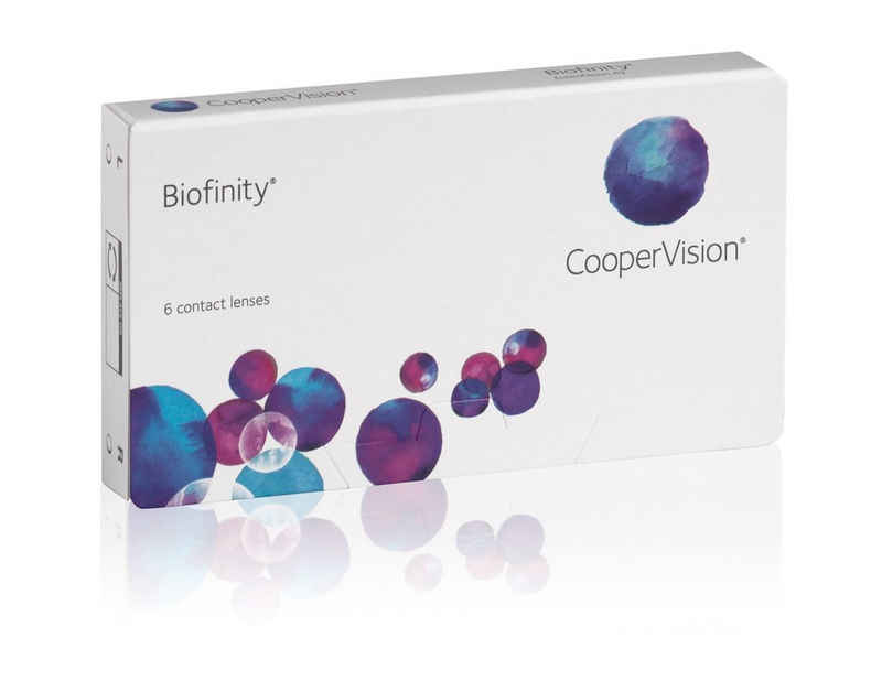 CooperVision Monatslinsen Biofinity 6 Monate Linsen (weiche) - Stärken: -0.25 bis -12.00