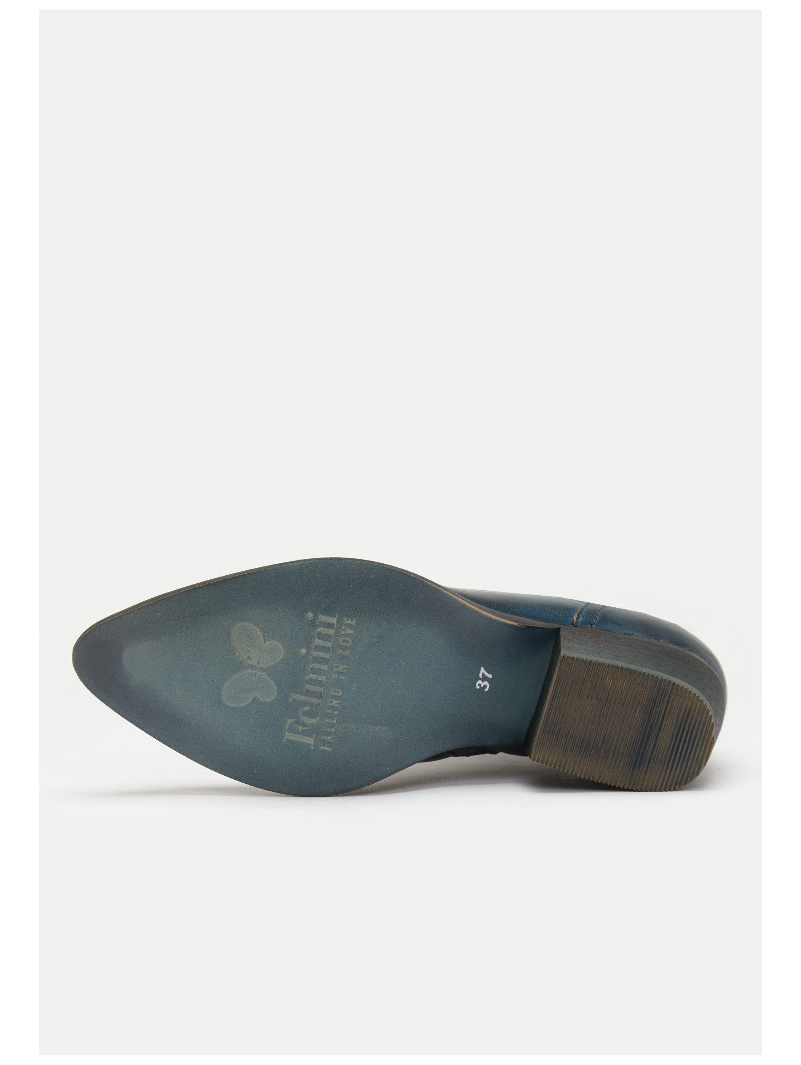 Felmini Stiefelette Leder . Cowboy Stiefelette