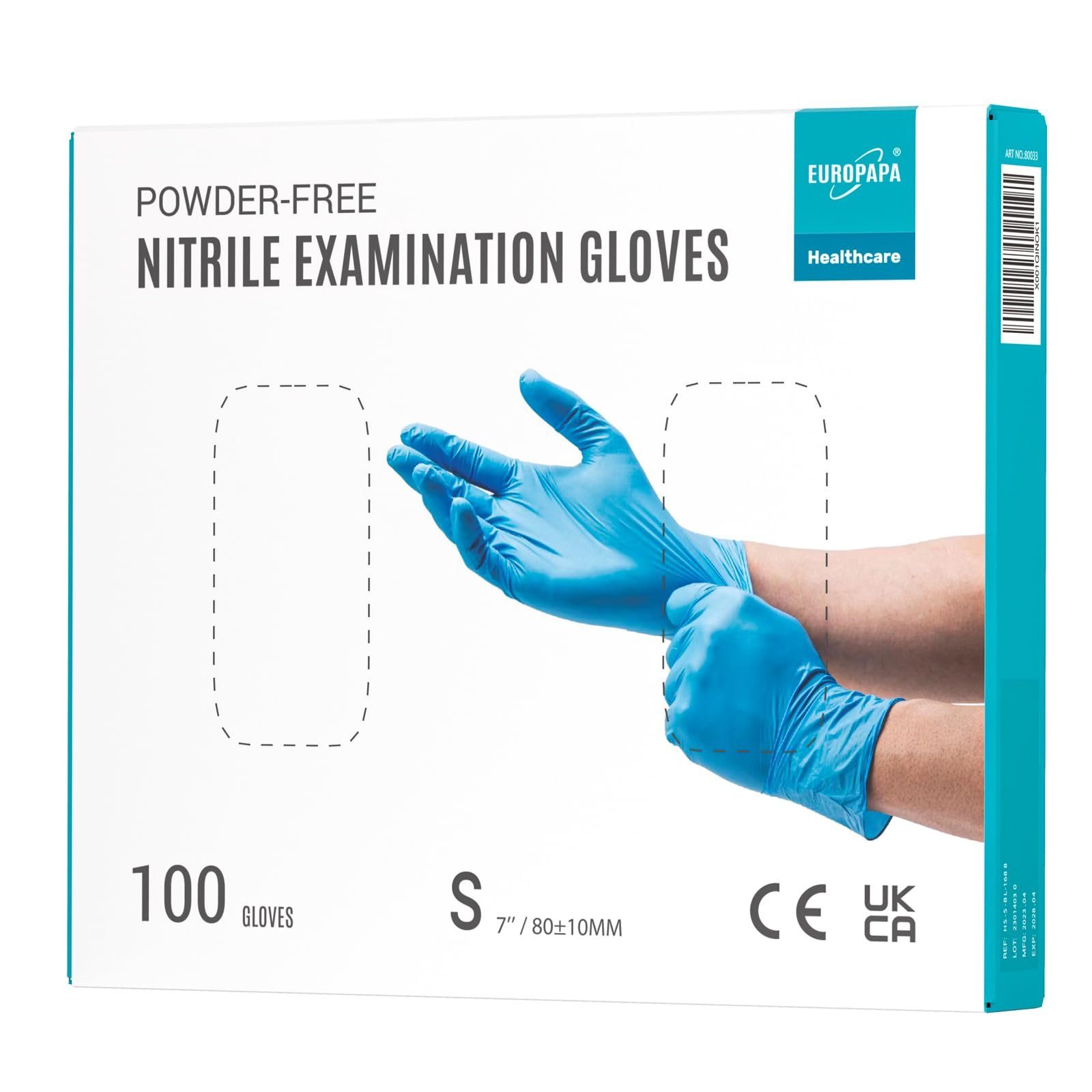 EUROPAPA Nitril-Handschuhe Medical Einmalhandschuhe Untersuchungshandschuhe günstig online kaufen