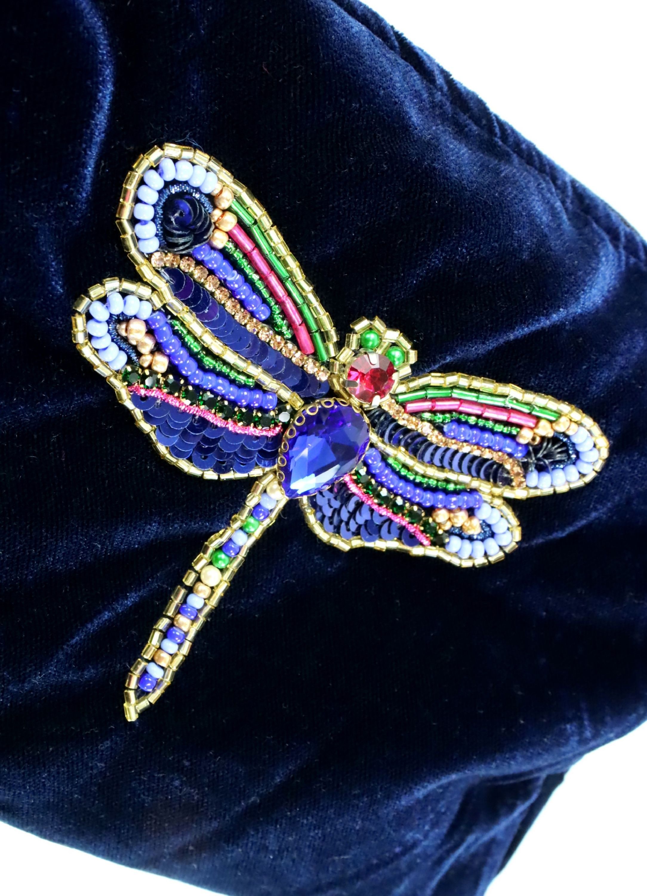 FURNARO Handtasche (2-tlg. Taschenset), Aufwendig bestickt mit Perlen und Ziersteinen