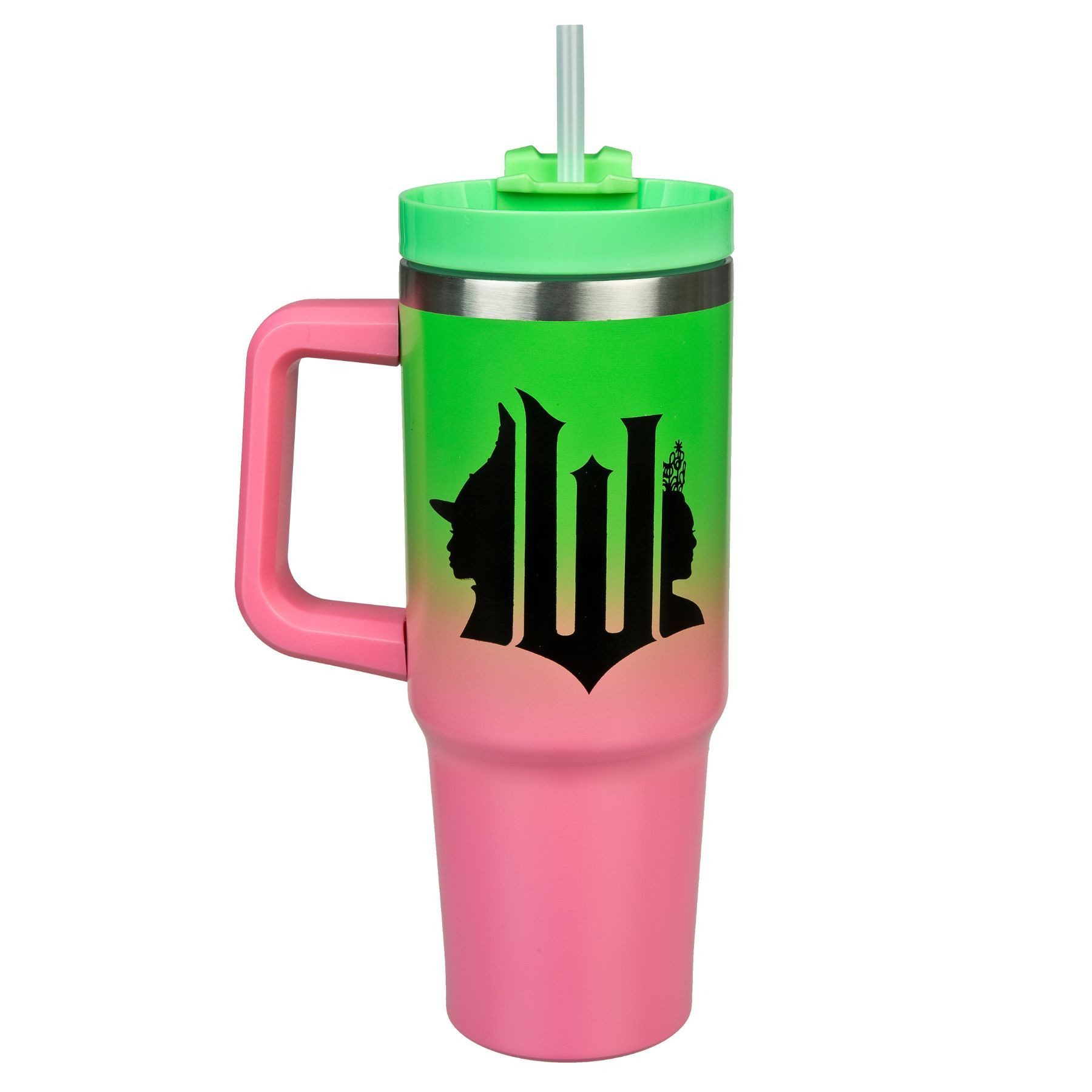 Wicked Isolierkanne Kinder Trinkflasche 880 ml auslaufsicher mit integriertem Trinkhalm, 880 l