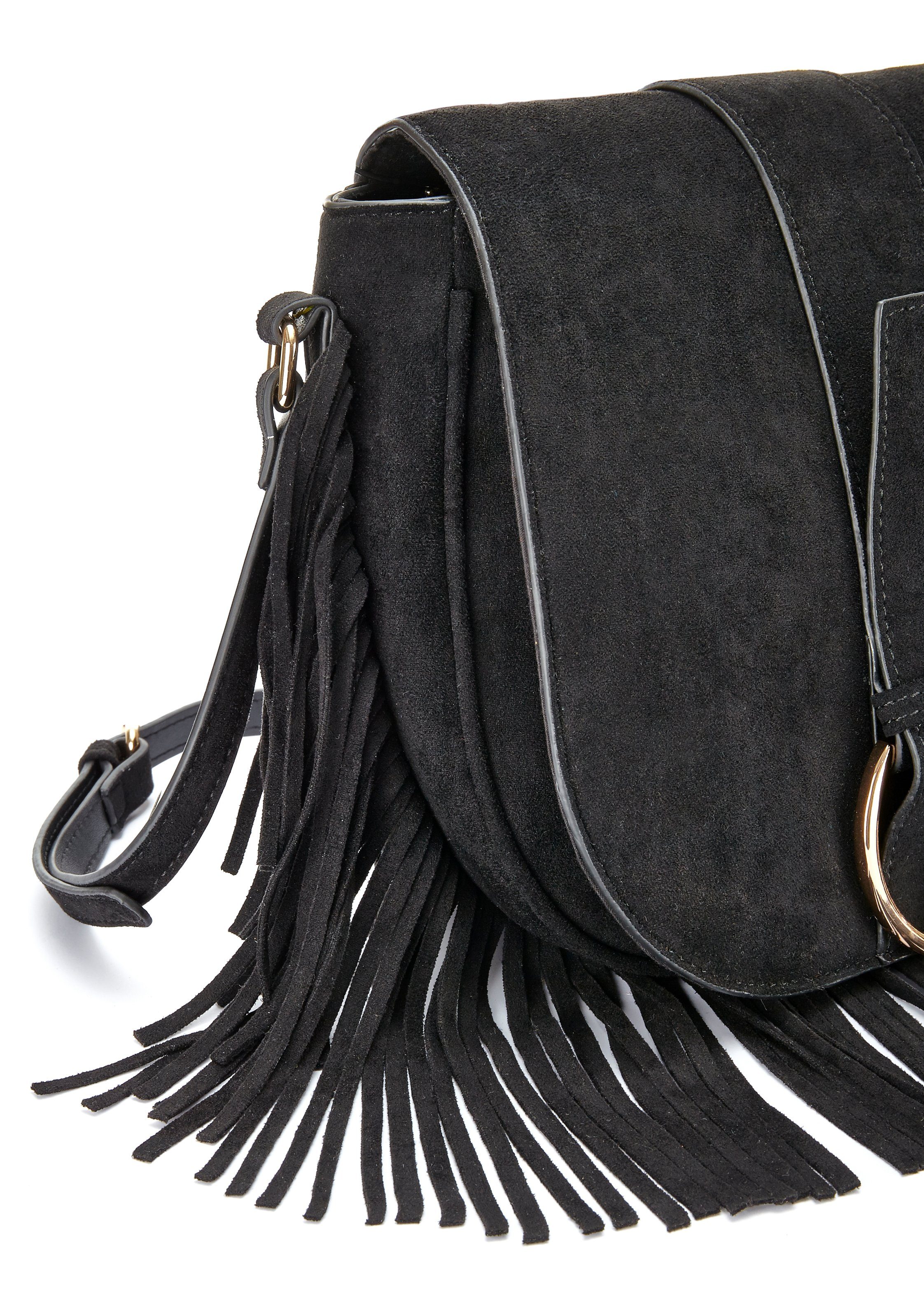 LASCANA Umhängetasche Handtasche, Crossbody Bag, Schultertasche, Westerntasche, Cowboy-Look VEGAN