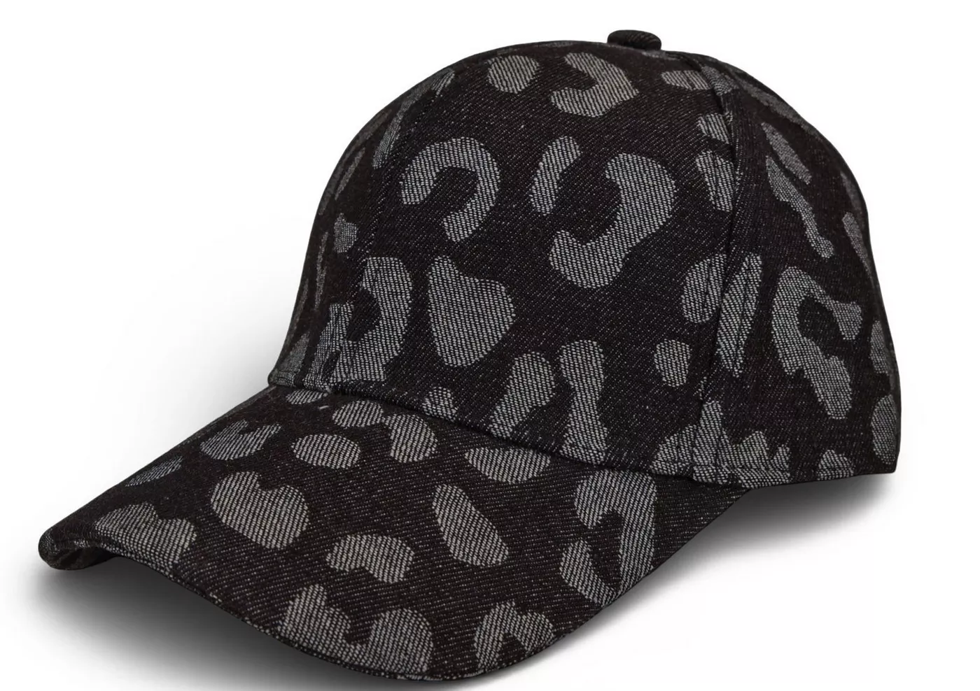 styleBREAKER Baseball Cap Baseball Cap Jeans Leo Muster (1-St)