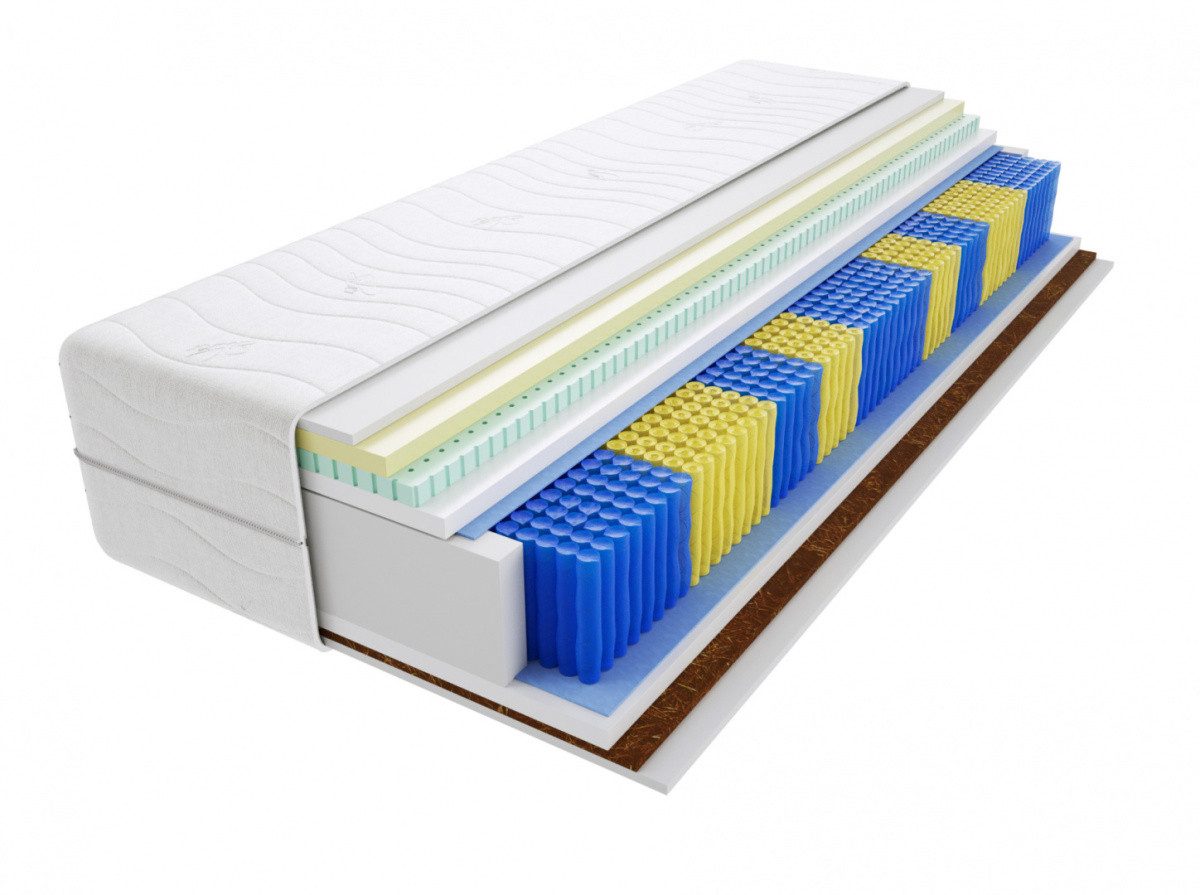 Taschenfederkernmatratze Matratzen, Taschenmatratzen Lima Multitaschen 75x200 cm - viele Größen, Godre, 22 cm hoch