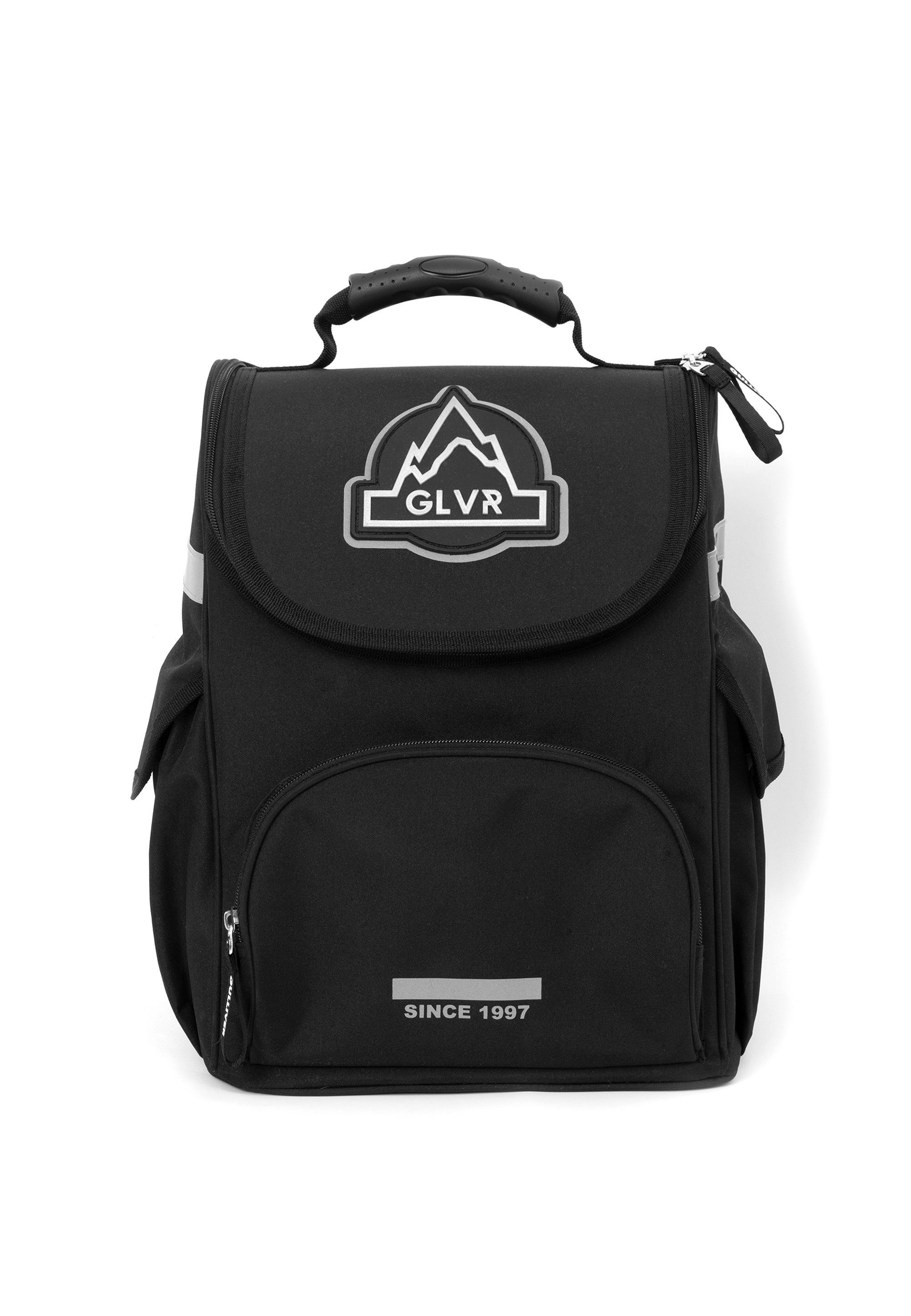 Gulliver Cityrucksack, mit großer Tasche auf der Front, Mit Logopatch und  reflektierenden Elementen