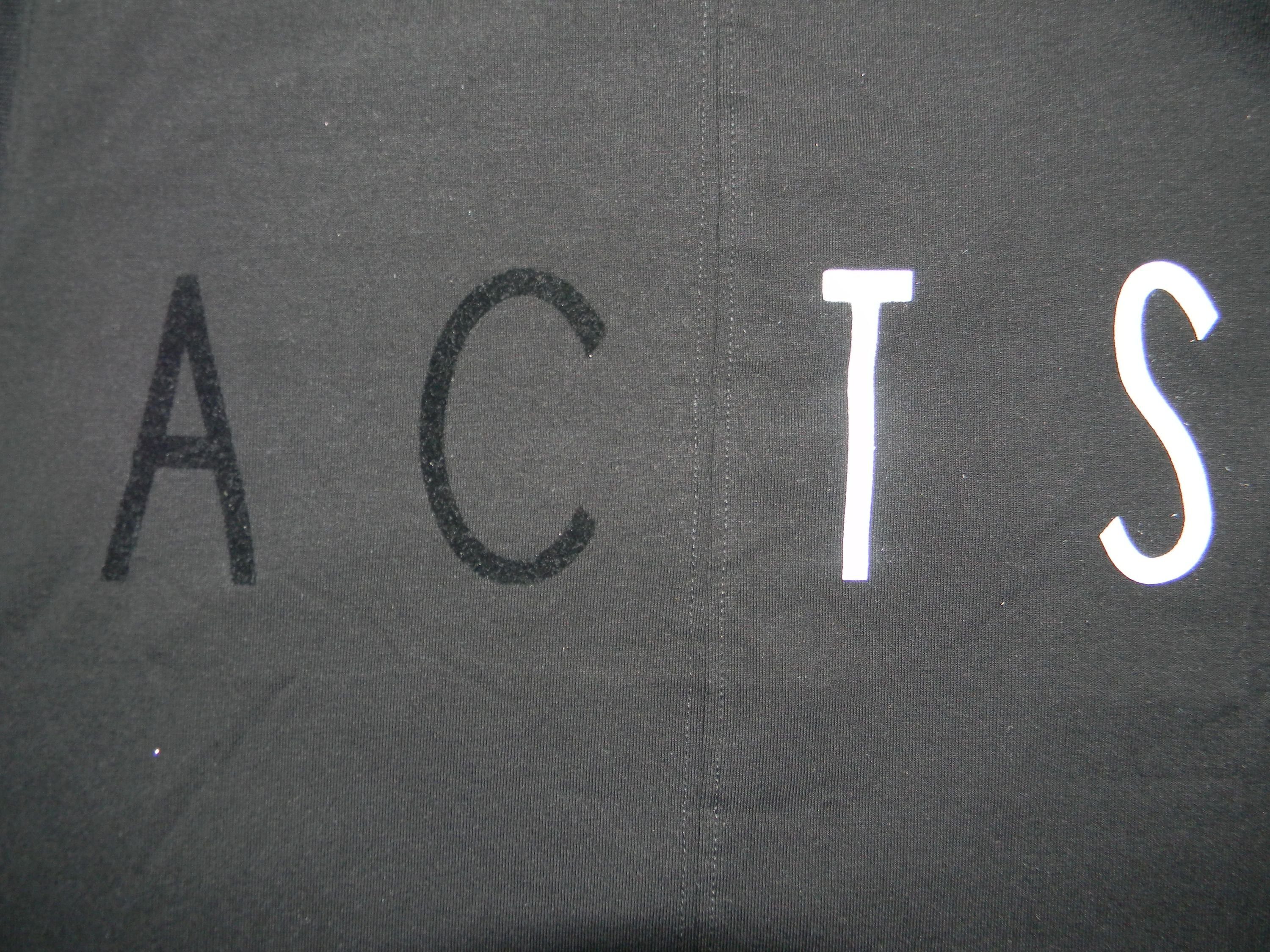 1-tlg., T-Shirt Stück) (Stück, mit Frontprint ACTS