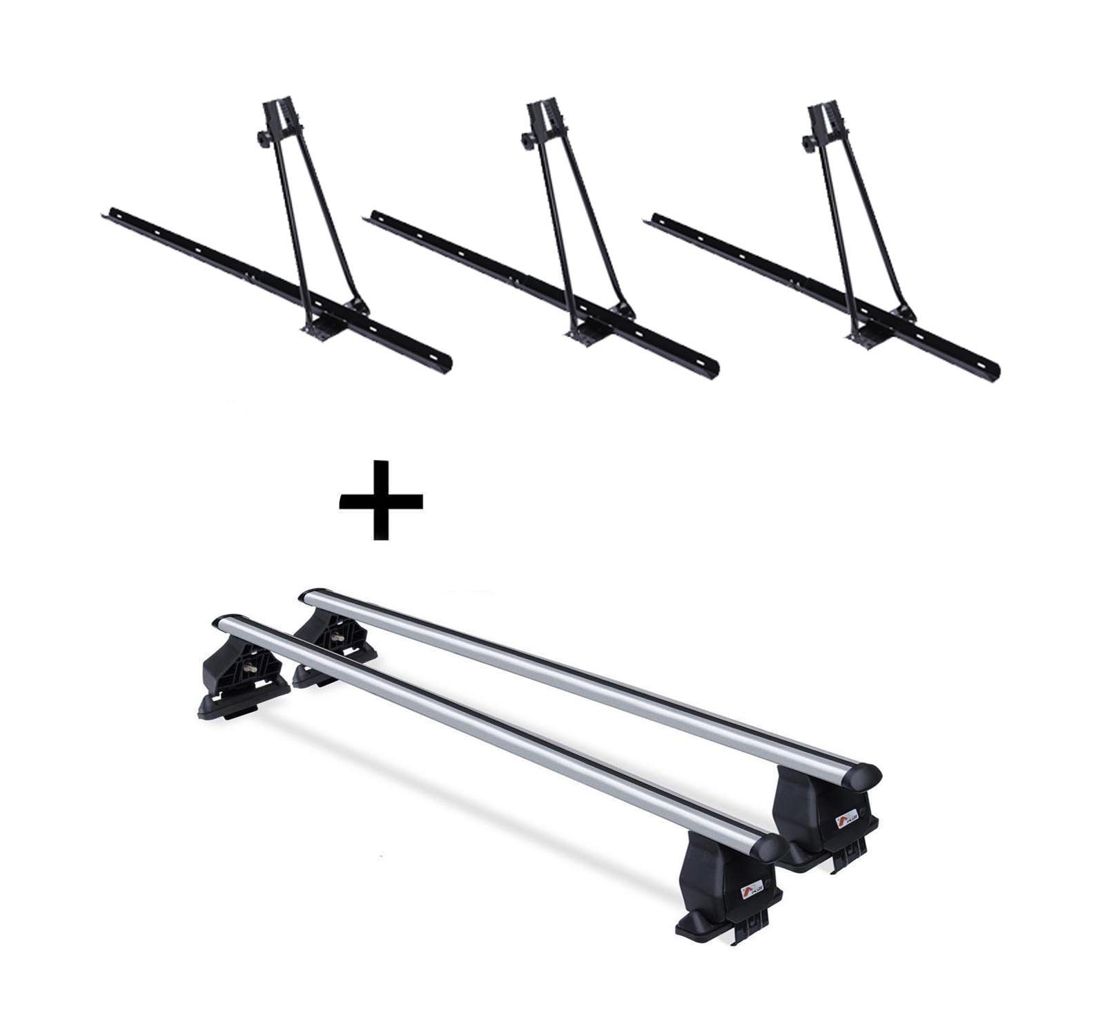 (4/5Türer) Ihren Set), 2011-20156, + VDP Menabo (4/5Türer) Tema mit Dachträger und im Fahrradträger drei ORION Dachträger 3x Kia (Für kompatibel Kia Rio Rio Dachträger 2011-20156 Fahrradträger/Fahrradhalter